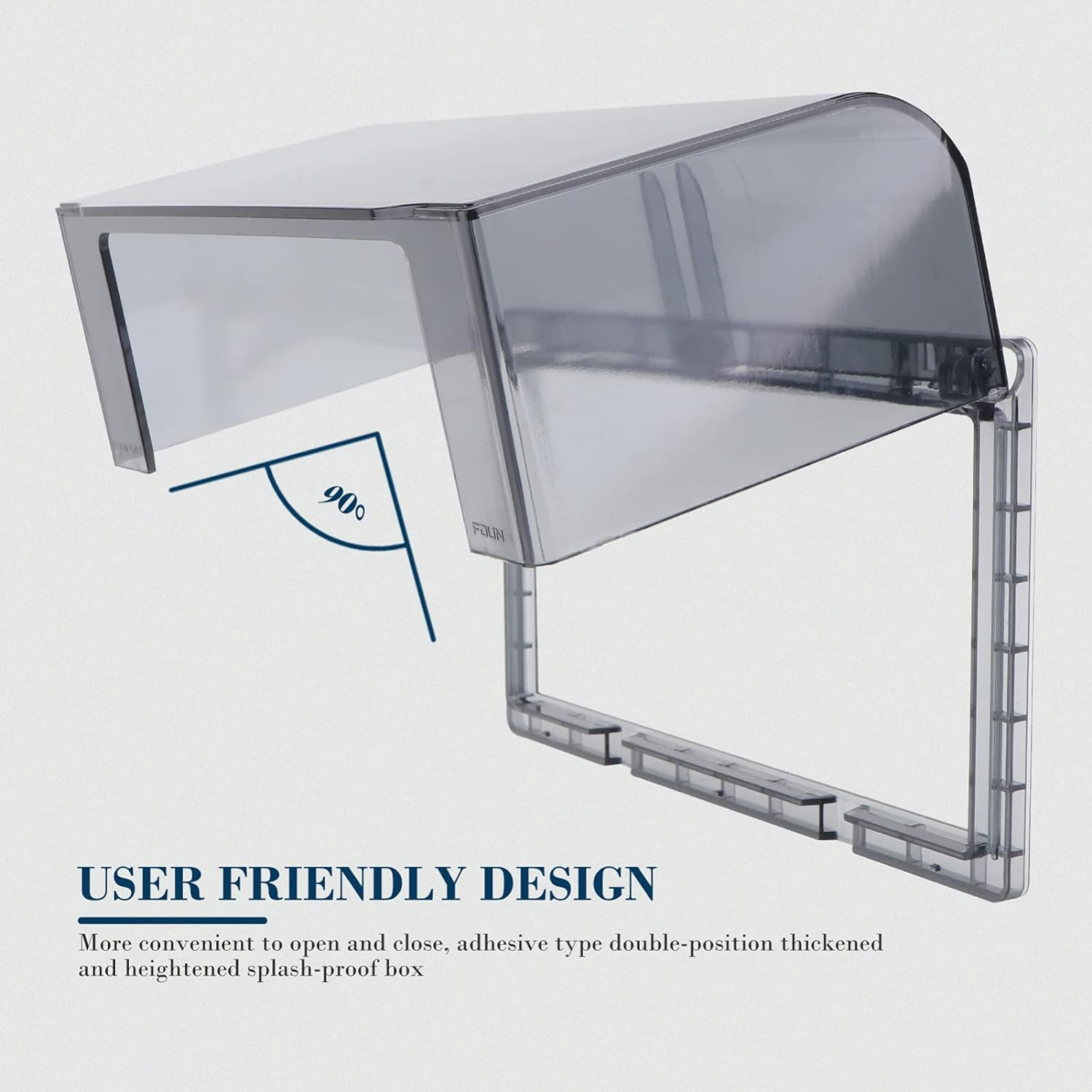 Outdoor Weatherproof Receptacle Protector - Plastic Electrical Outlet Cover, Child Safety Socket Protectors, Kid Proof Plug Caps image number 5