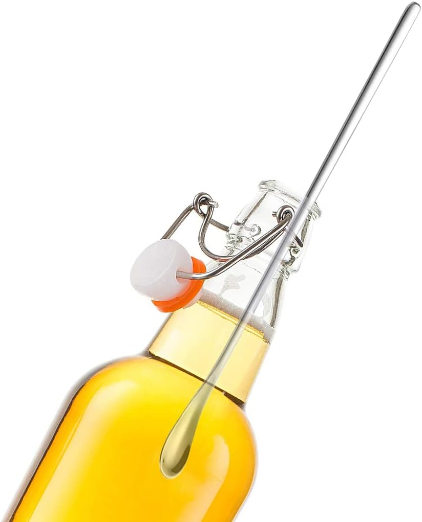 Delove Long Stainless Steel Cocktail Stirrers Stir Cocktail Drink Swizzle Stick Beverage Coffee Stirring Spoon- Mixing Spoon- Tiny Salt Condiment Spoon (10.3-Inch) image number 5