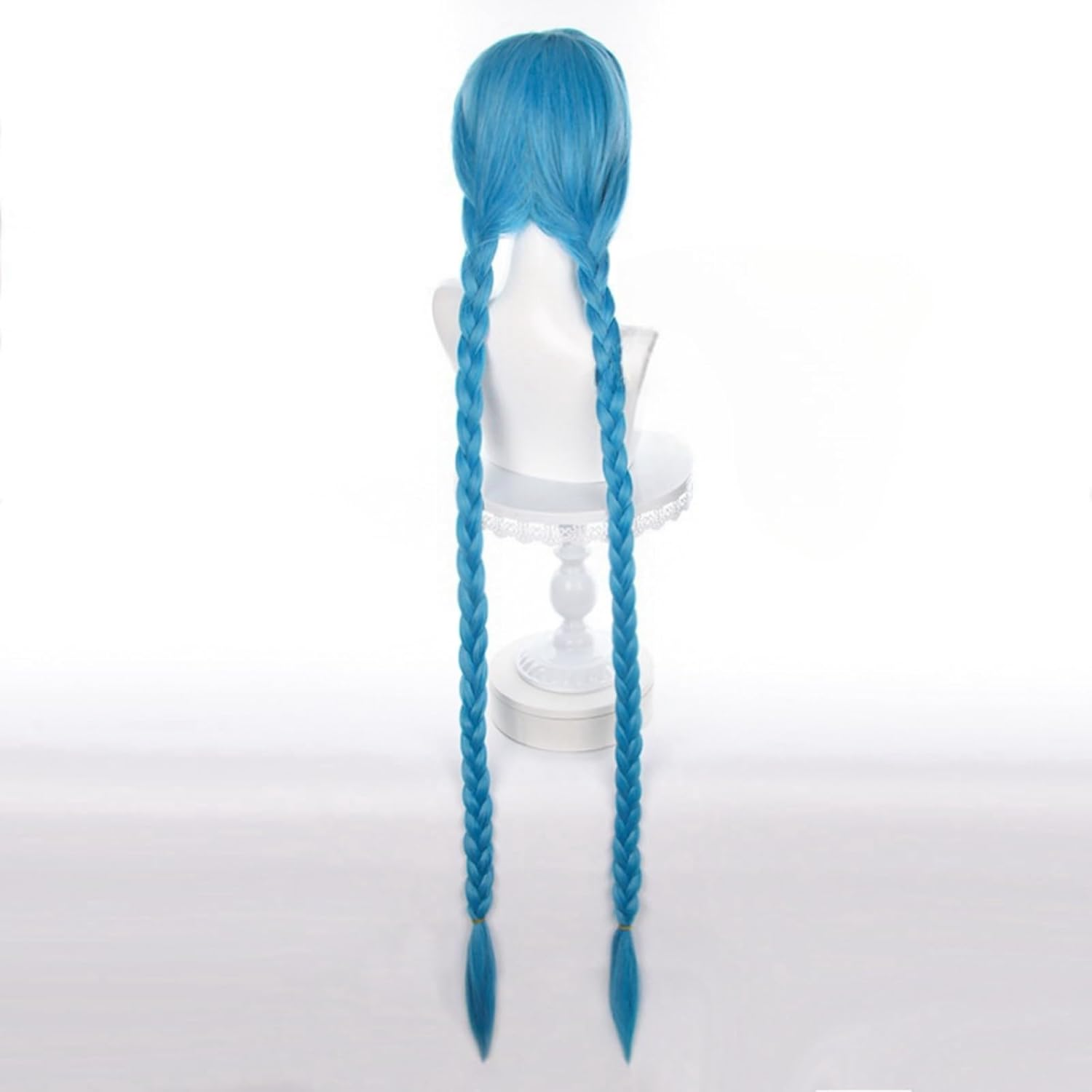 Hamish Game Anime Blue Wig Loose Cannon Cosplay Wig with Wig Cap Heat Resistant Hair Game Anime Cosplay for Holiday, Festival, Cosplay Party, Comic Exhibitions - Jinx image number 2