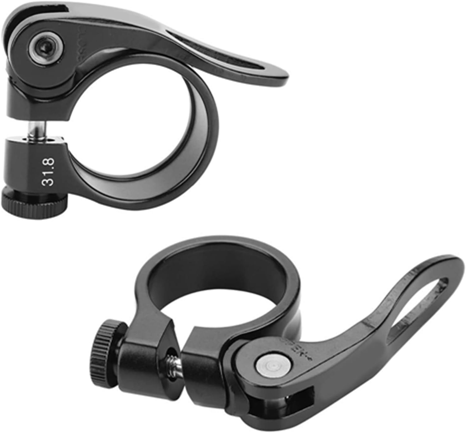 CX-18 Easy Installation Post Clamp for Road Bike Quick Release Seatpost Clamp Black (31.8Mm)