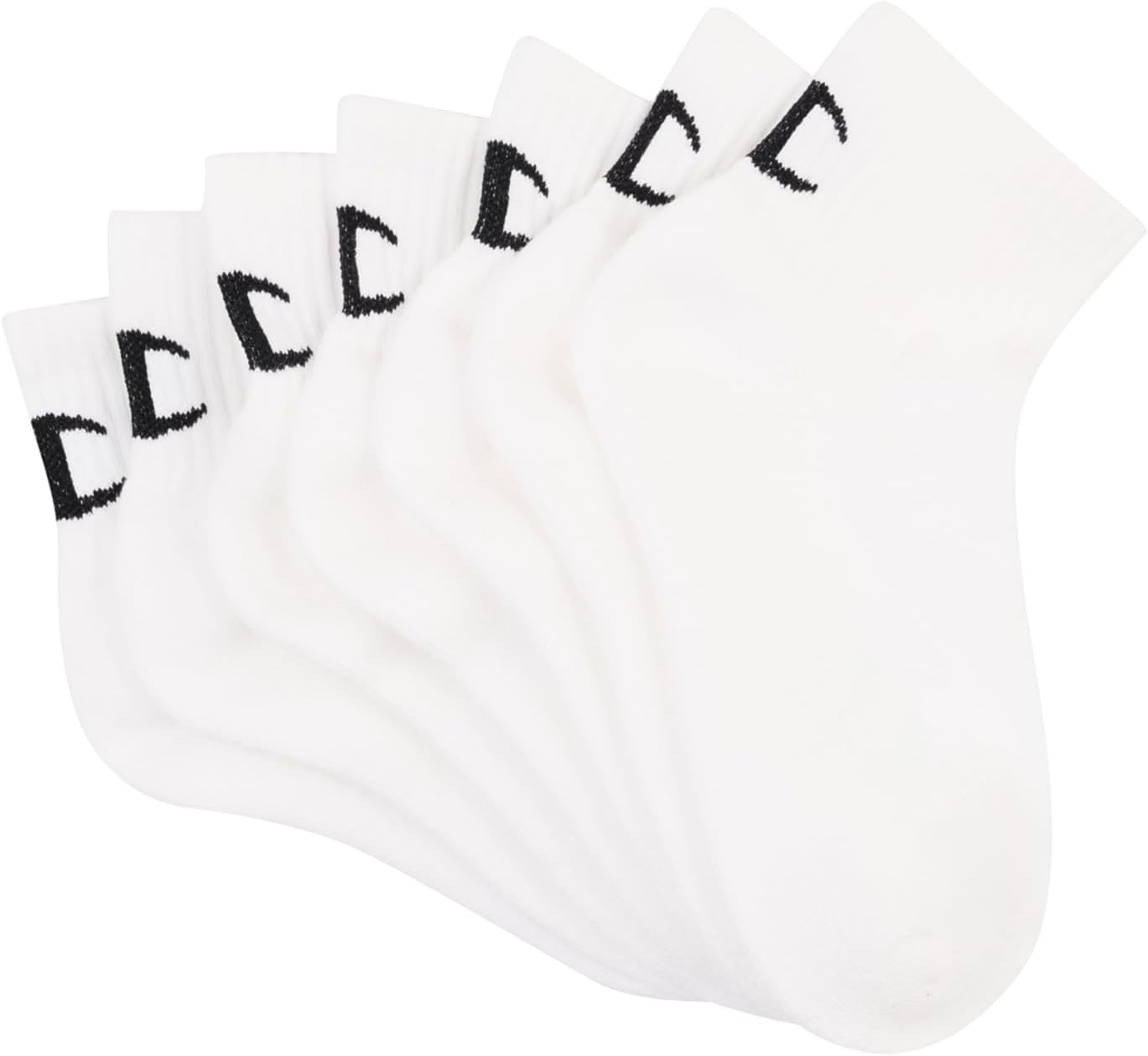 Champion Kids Quarter Crew Socks - 7 Pack