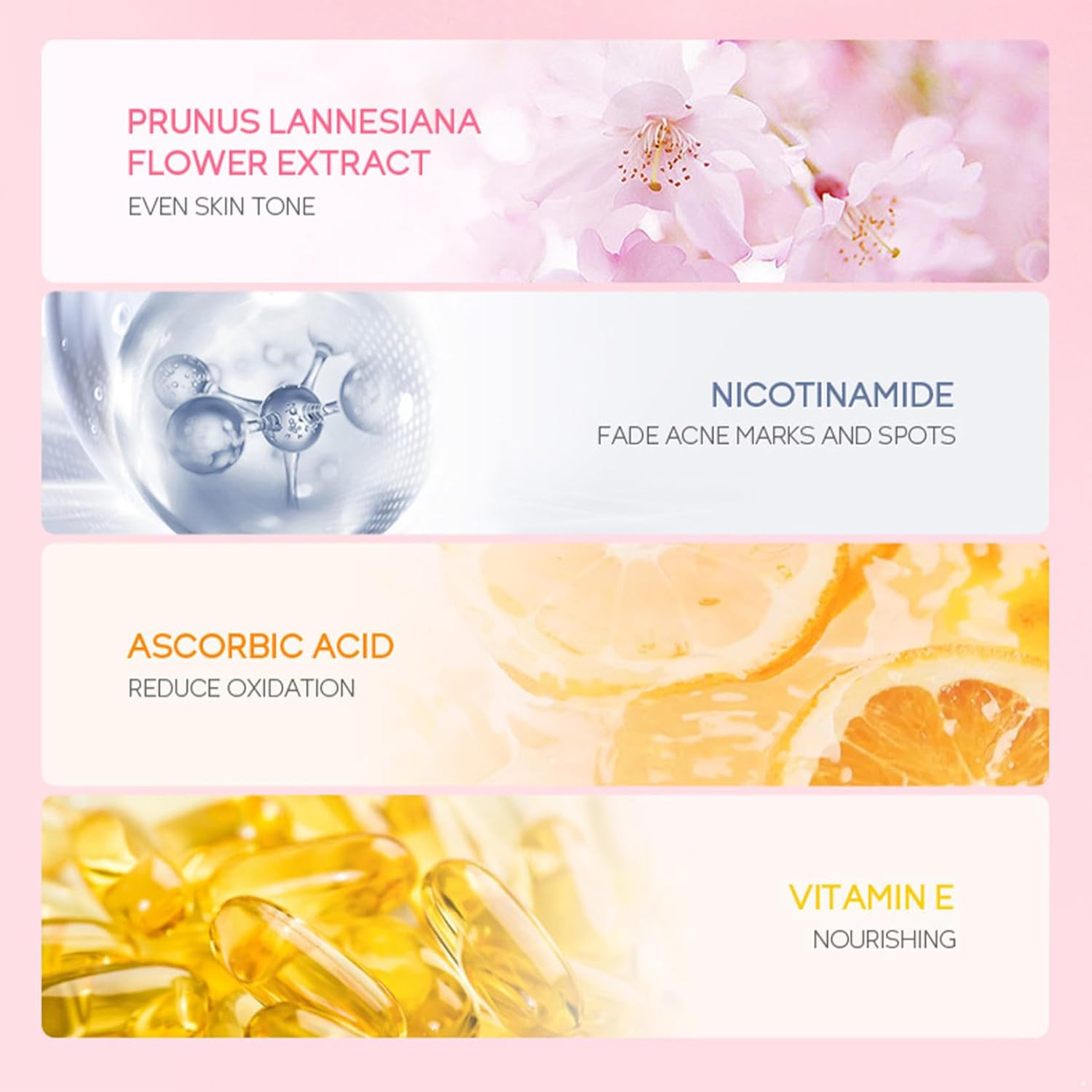 Loodgao Gentle Hydrating Body Wash for Women and Girls 200ML Cherry Blossom Shower Gel Moisturizes and Softens Skin with Natural Fragrance Pink One Size image number 1