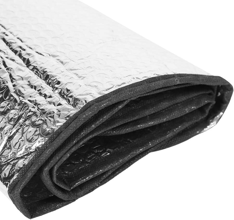 Pergar Windshield Visor, Windshield Sunshades, Windshield Sun Shade, Universal Large Silver Car Windscreen Windshield Sun Shade Heat Reflective Windshield Visor image number 6