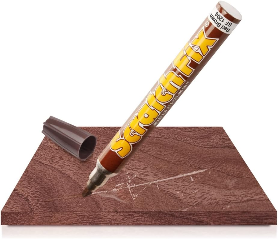 Miller SF1204 Wood Stain Scratch Fix Pen/Wood Repair Marker - Red Brown Wood image number 2