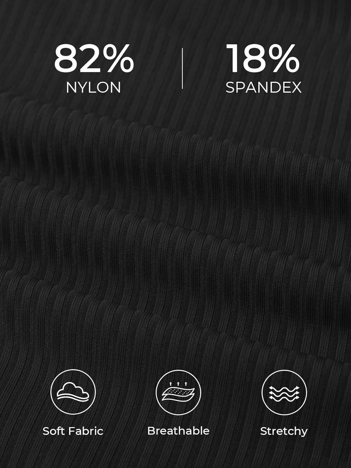 Summer Mae Maternity Ribbed High Waist Swimsuit Crop Top Bikini Bathing Suit High Cut Two Piece Pregnancy Swimwear image number 3