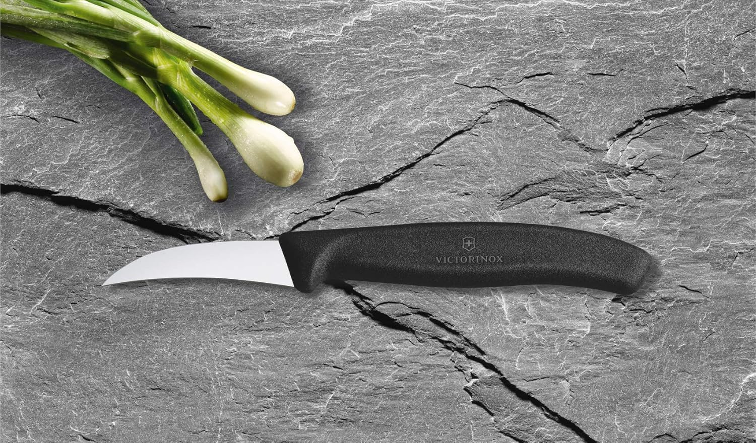 Victorinox Swiss Classic Curved Blade Shaping Knife, Black, 6.7503 image number 1
