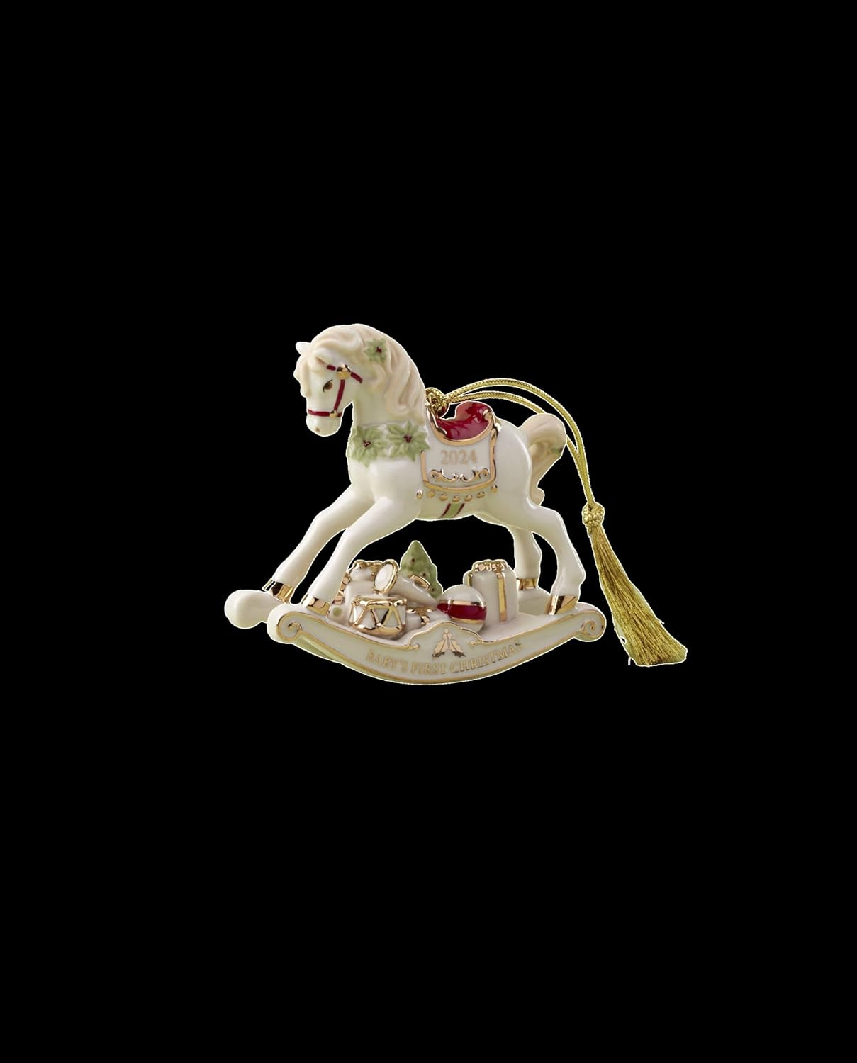 Lenox 895776 2024 Vintage Rocking Horse Ornament