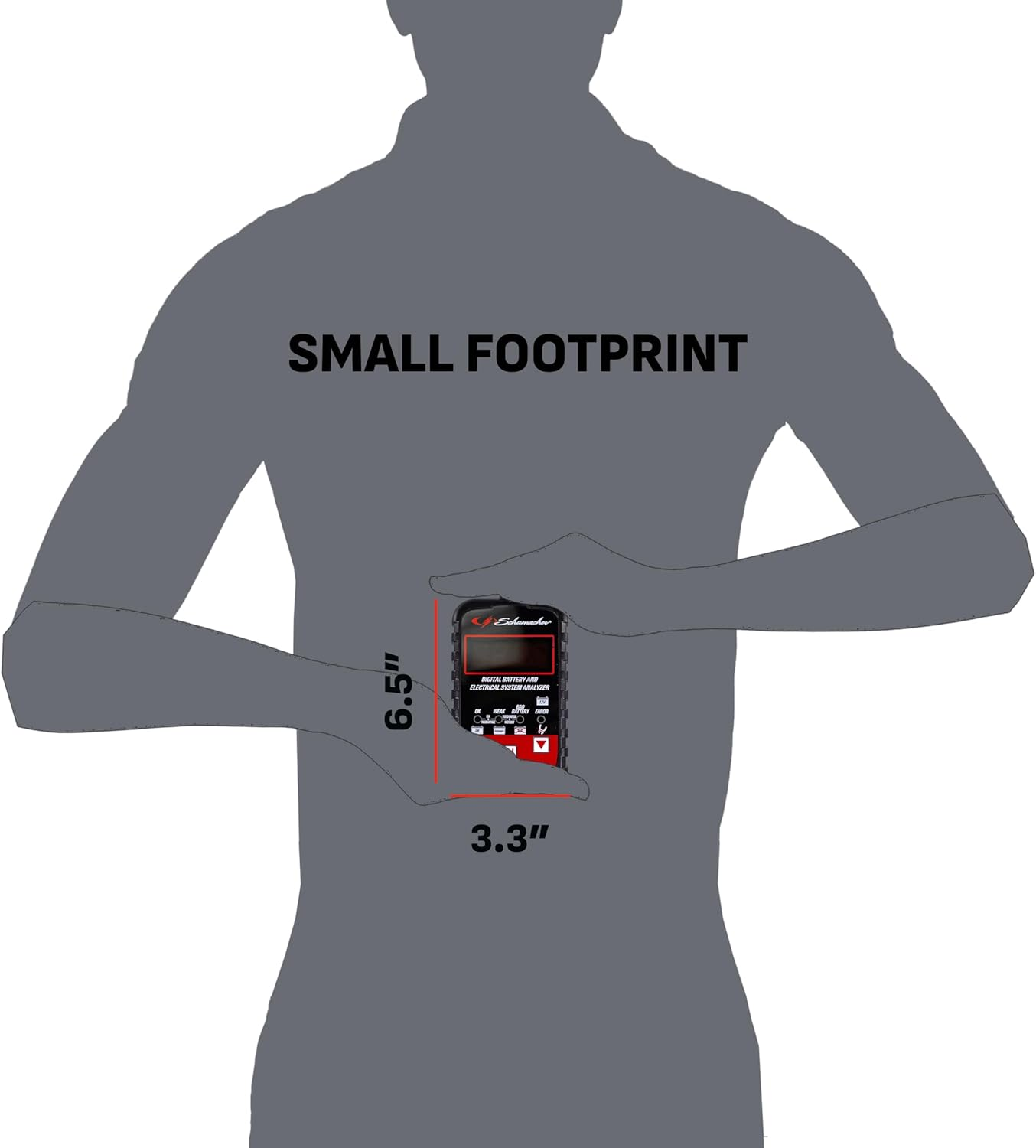 Schumacher 940261128 BT175-12 V Battery Load Tester image number 3