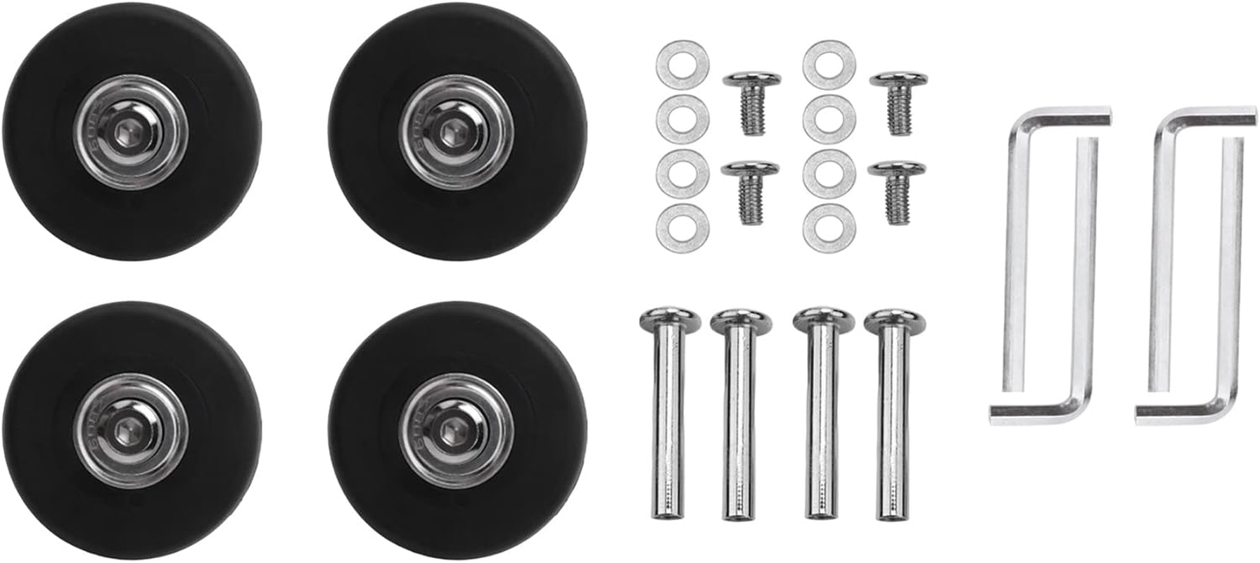 Barbuly OD 50Mm 24 Sets of Luggage Suitcase Replacement Wheels Axles Deluxe Repair Tool image number 3