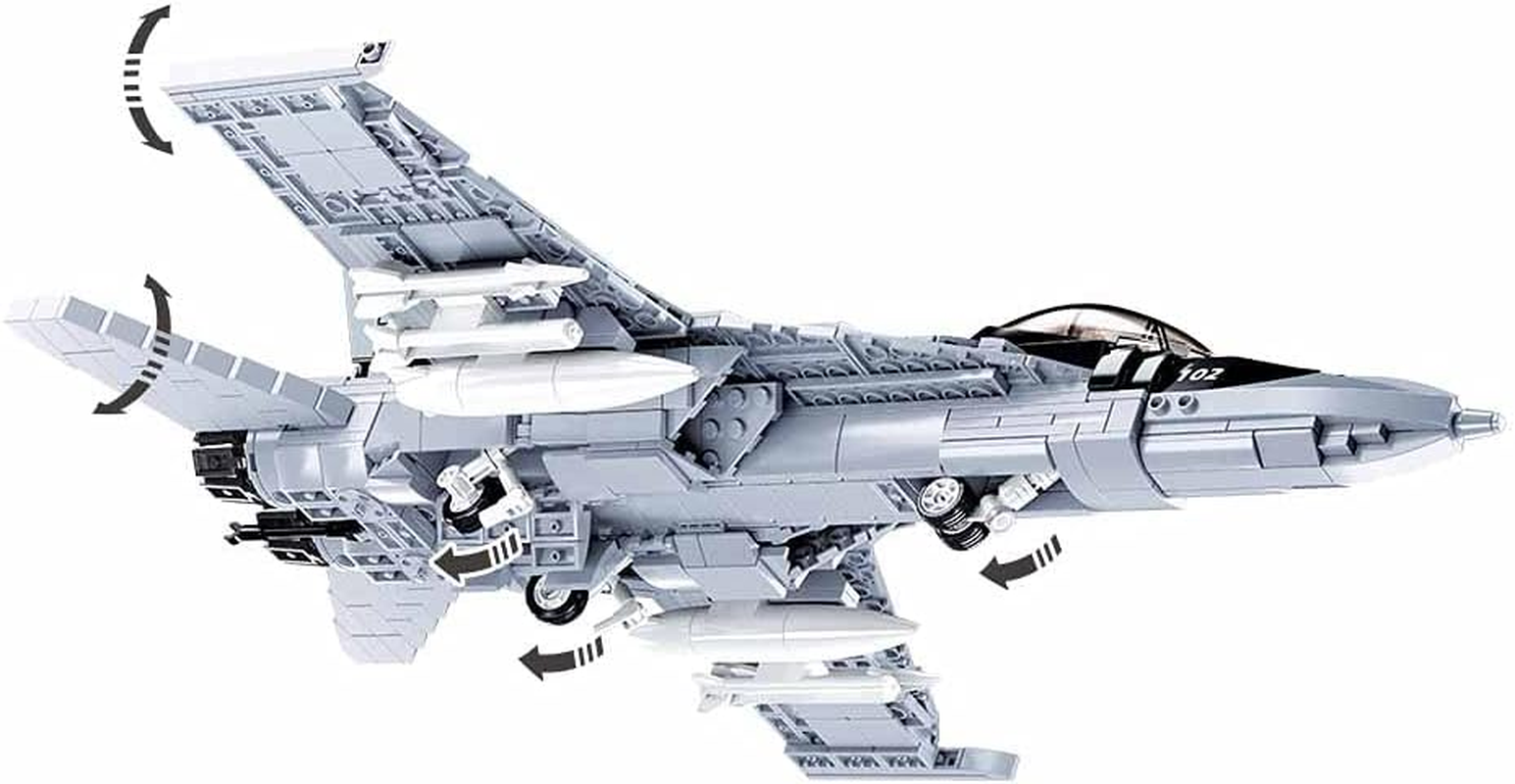 Sluban M38-B0928 Model Bricks-F/A-18E Super Bumblebee, Multicolored image number 2