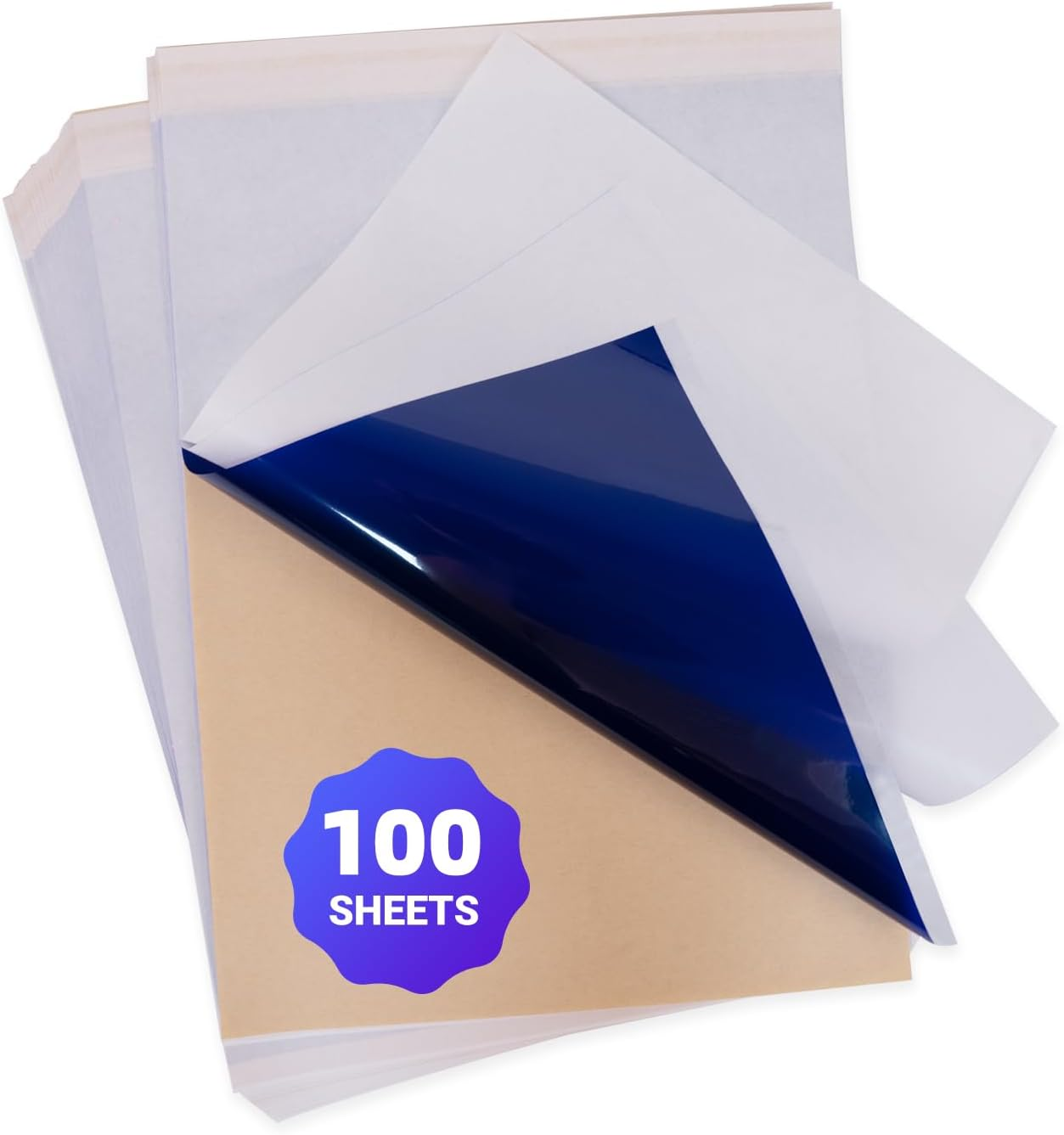 ORGSTA 100 Sheets Tattoo Stencil Paper, Tattoo Transfer Paper for Tattooing, Compatible with S008 Printer & Tattoo Supplies, A4 Size image number 3