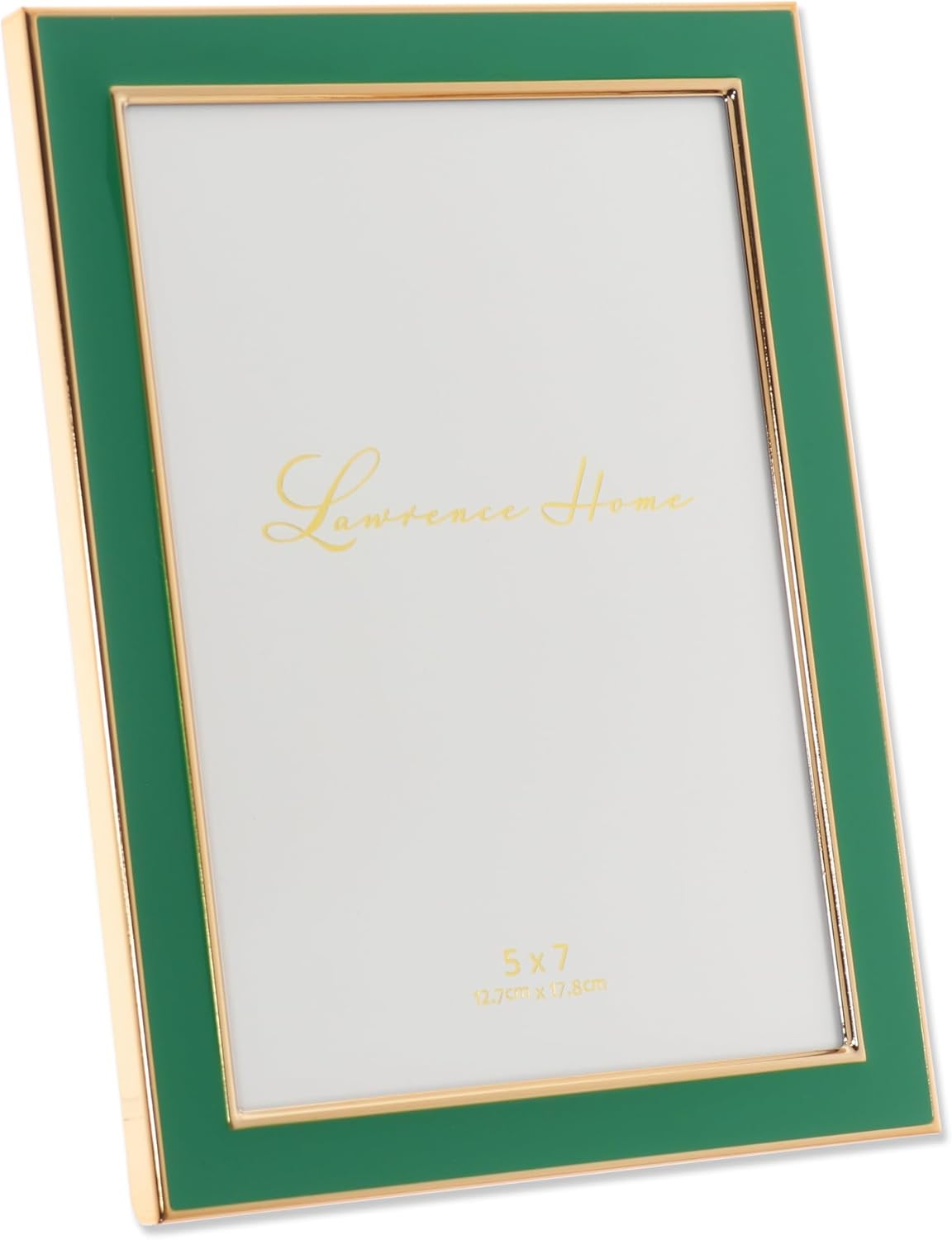 Lawrence Frames Metal Frame, Polished Enamel, Green, 5X7 image number 4