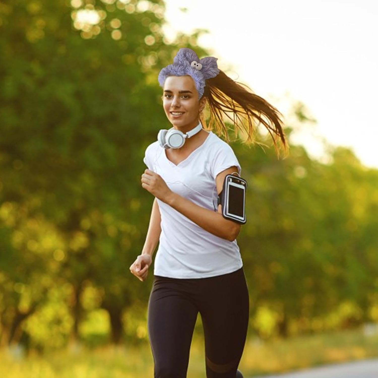 Beauty Headband for Women | Spa Face Wash Hair Bands for Women,Soft Makeup Headband for Makeup, Face Washing, Skin Care, Yoga, and Shower - Blue image number 7