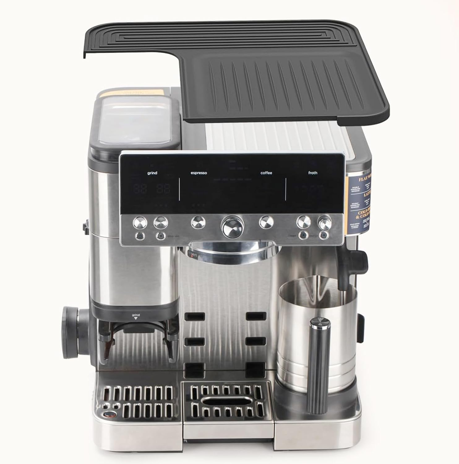 Base and Top Sliding Mat for Ninja Espresso Coffee Machine ES601ANZ with Hanging Strap,Smooth Glide with Anti-Slip Base,Perfect Accessories for Ninja Luxe Cafe Machine Es601Anz,Black