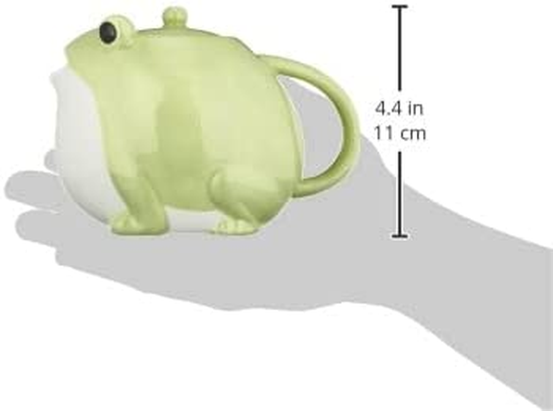 Sunart SAN3293 Cute Tableware Teapot & Tea Cup Set, Frog Parent and Child, 20.3 Fl Oz (600 Ml), 45.1 Fl Oz (140 Ml) image number 1