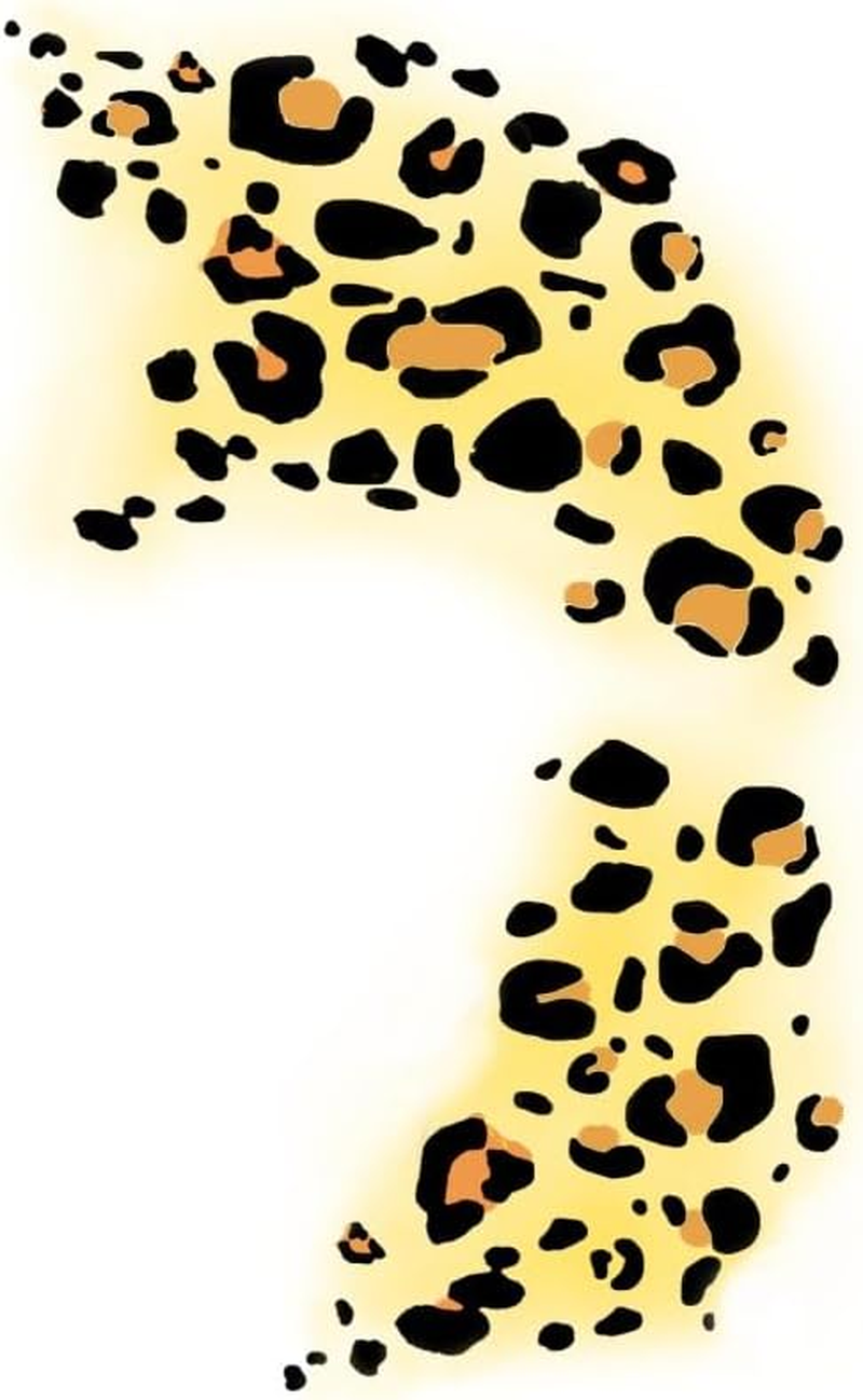 Lively Leopard Instant Facepaint Temporary Tattoo X 2 image number 1