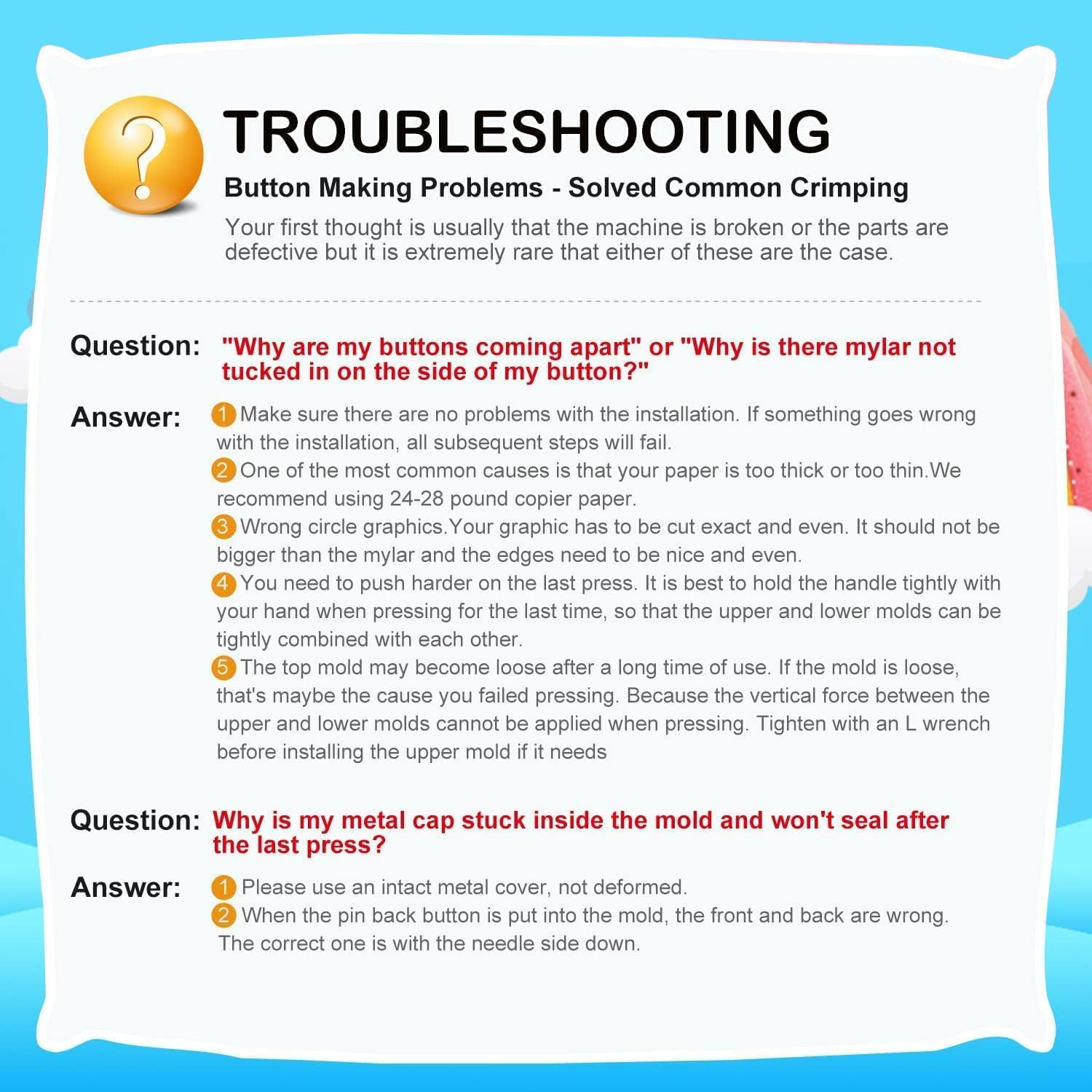 Button Maker Machine, Badge Making Machine Multiple Sizes 25-32-58Mm, 500 Buttons,15 Bottle Openers,15 Fridge Magnets,15 Keychain Buttons, 500+ Free Designs,3 Circle Cutters (Blue) image number 1