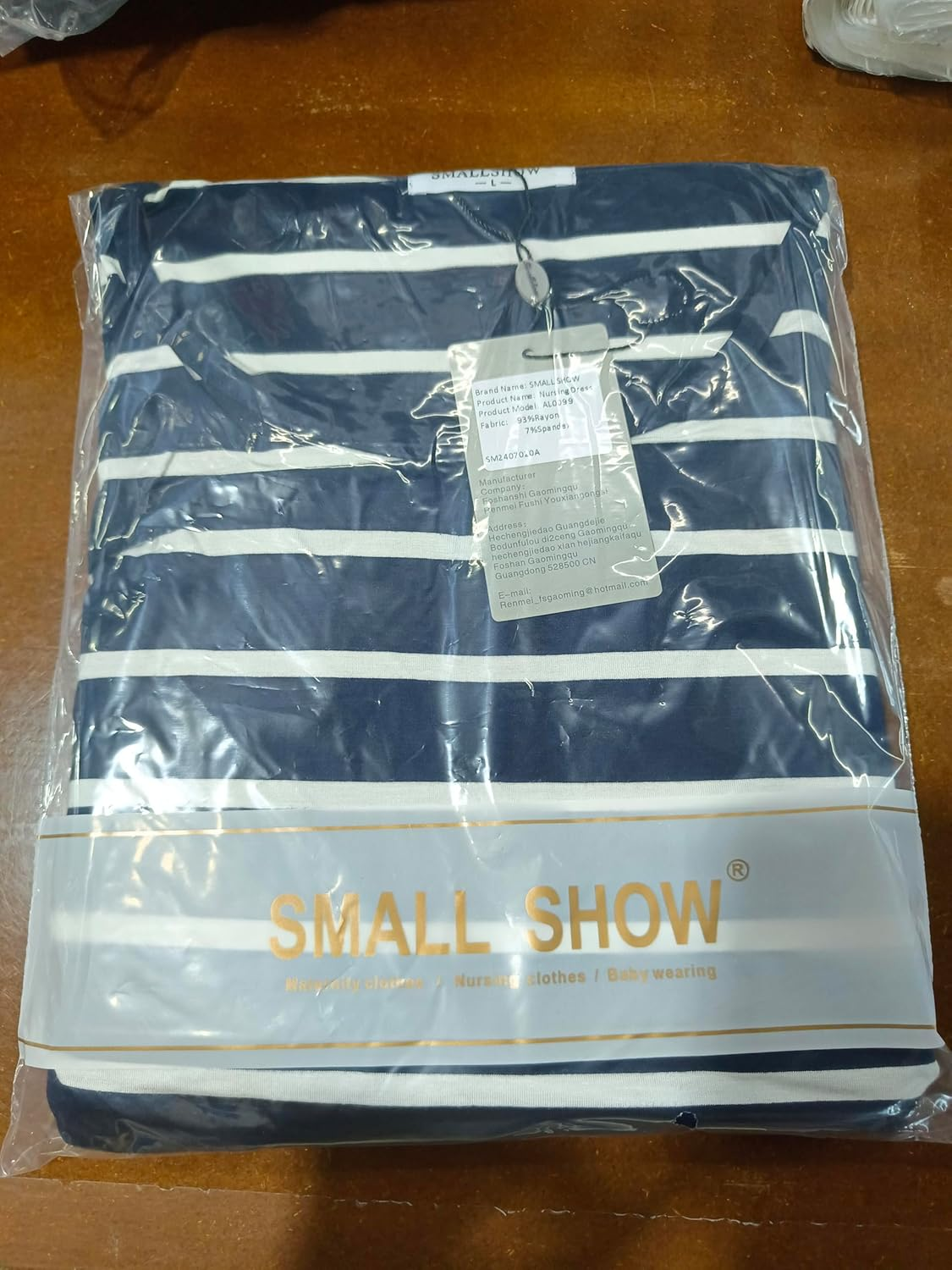 Smallshow Women'S Short Sleeve Casual Maternity Nursing Dress for Breastfeeding image number 2