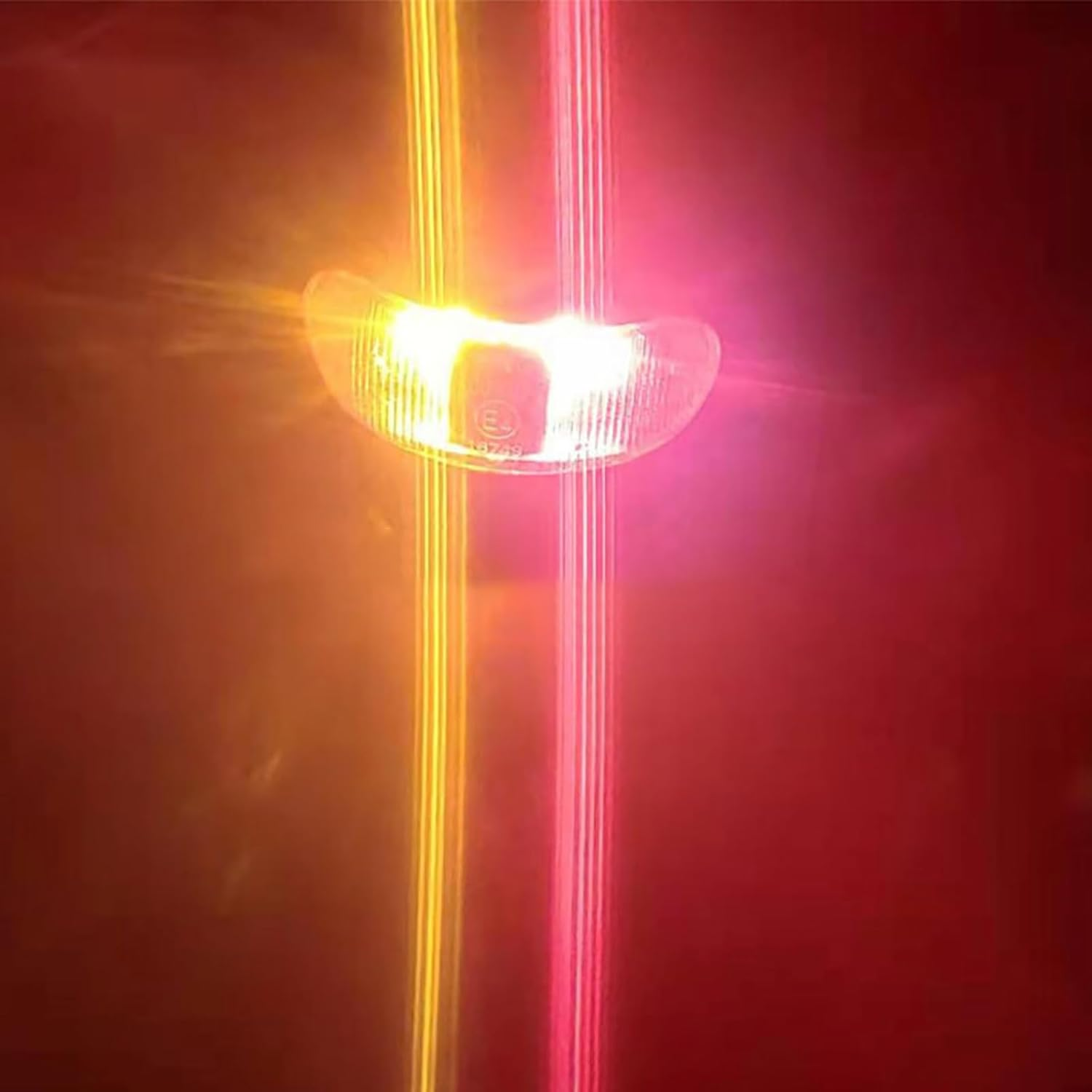 MAX COOL 10PCS 2 LED Clearance Lights Side Marker Lamp Red Amber Suitable for Trailer Truck 12V 24V image number 4