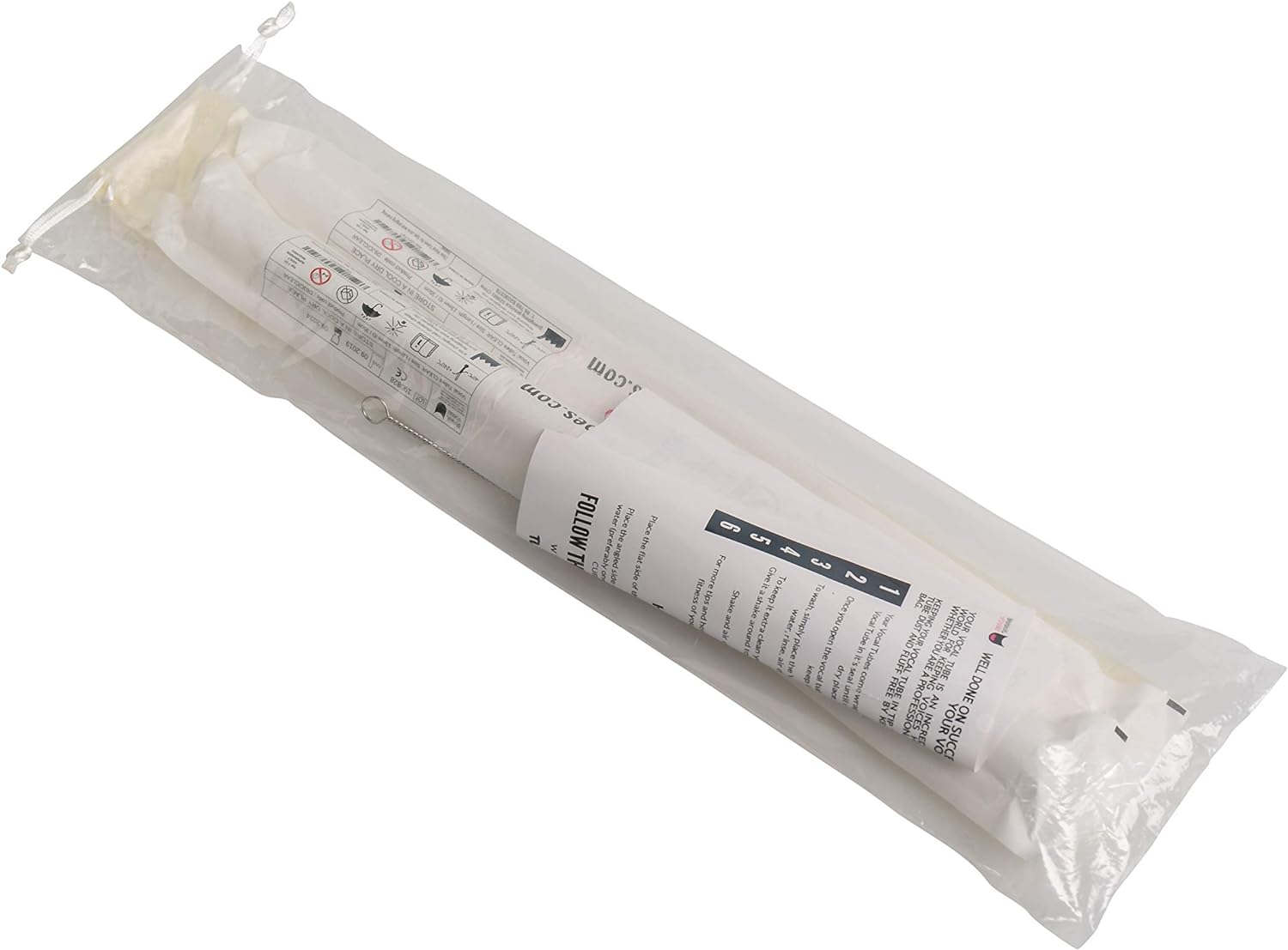 Blue Vocal Tubes for Speech Therapy and Singing Therapy Straws for Vocal Health - Set of 2 Silicone Tubes for Water Resistant Voice Therapy and Tube Phonation Singing Exercises and Singing Training image number 3