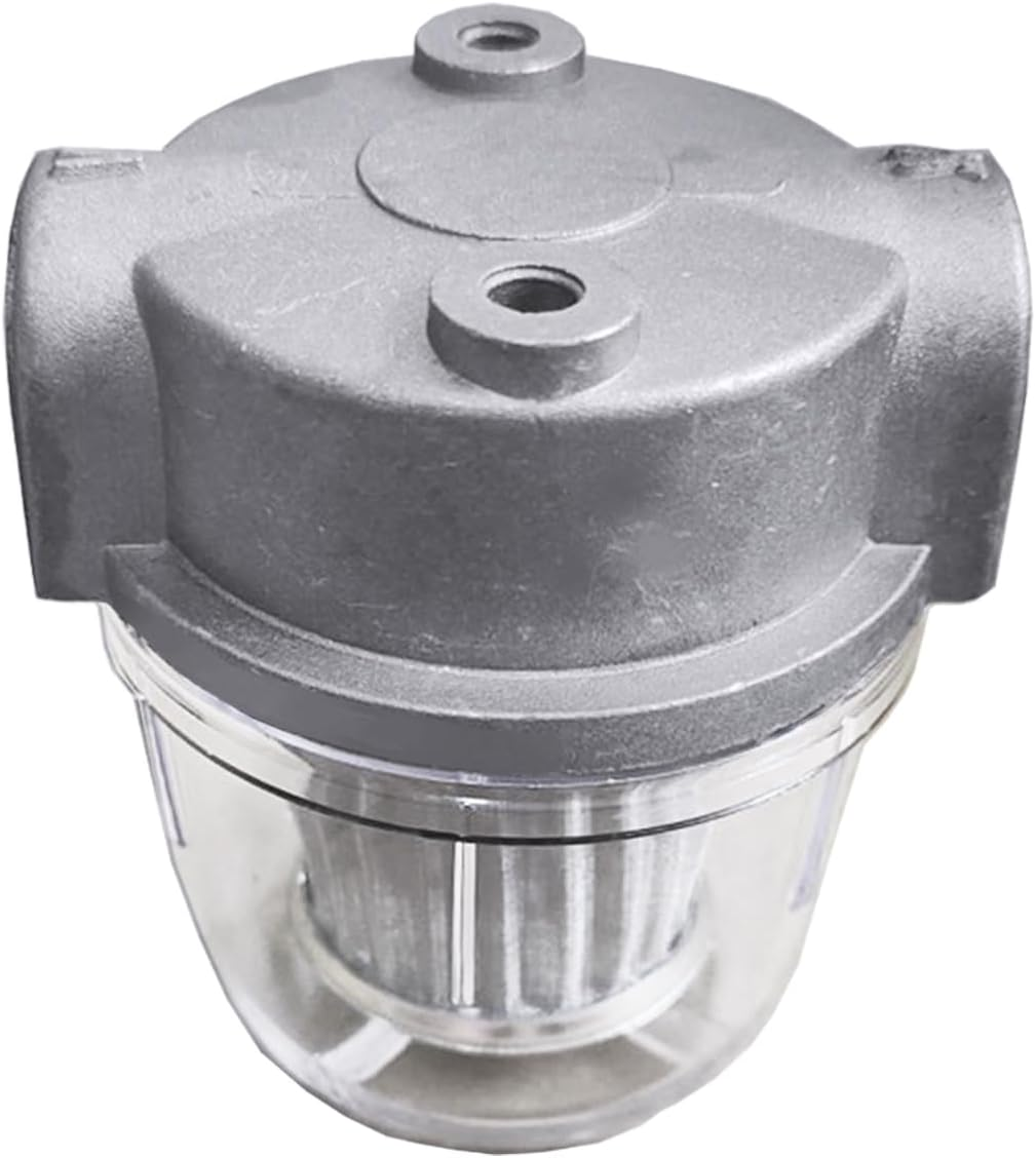 Inline Fuel Filter for Diesel Burner: Female Oil Strainer Filter Replacement, 3-Point Diameter/Transparent Paper, Boiler Tank'S Burner Oil Pump