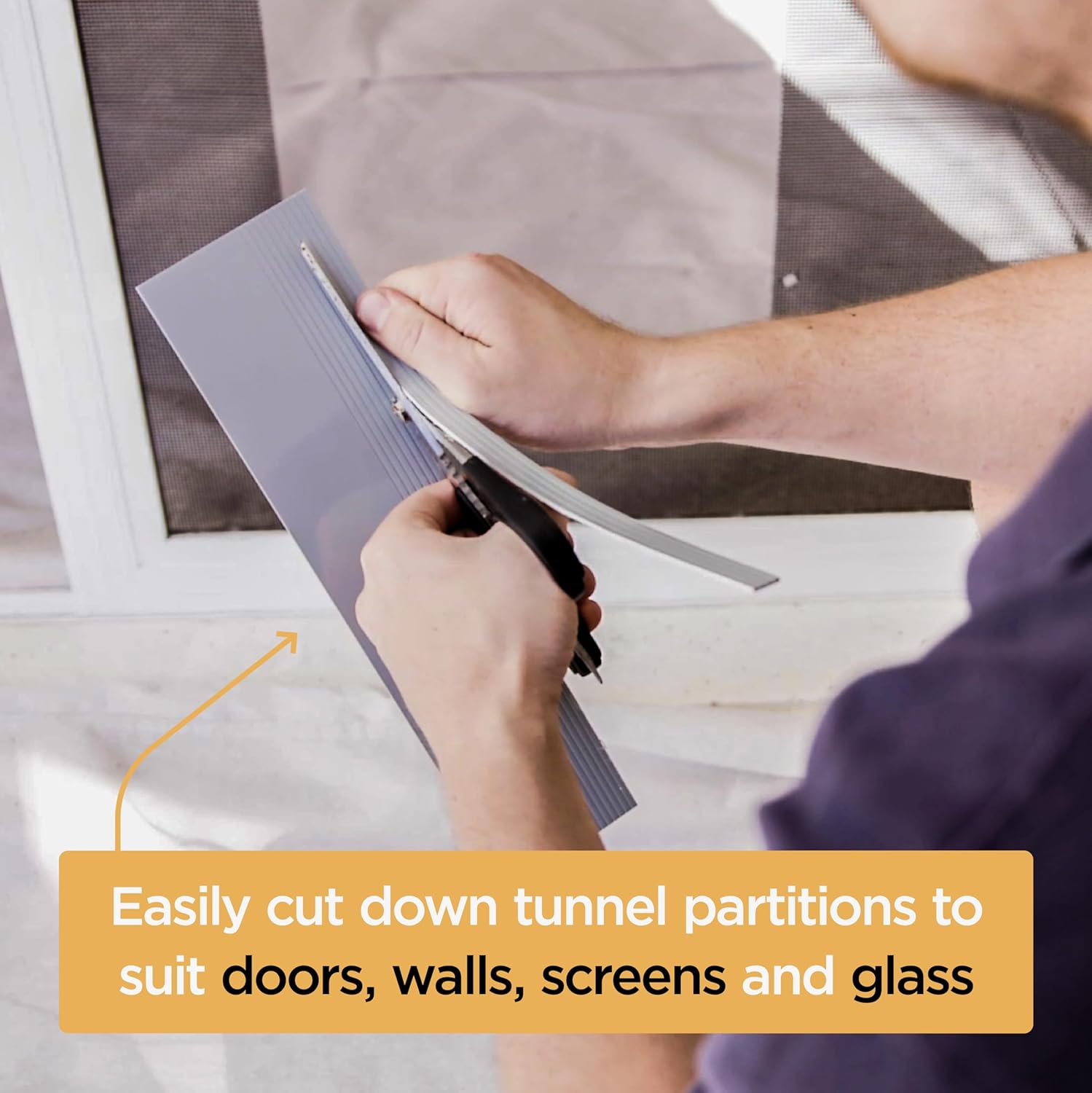 Hakuna Pets Essential Pet Door for Screens, Doors and Walls up to 2.17" Thick, for Dogs and Cats up to 42 Lbs, Medium, Black image number 6