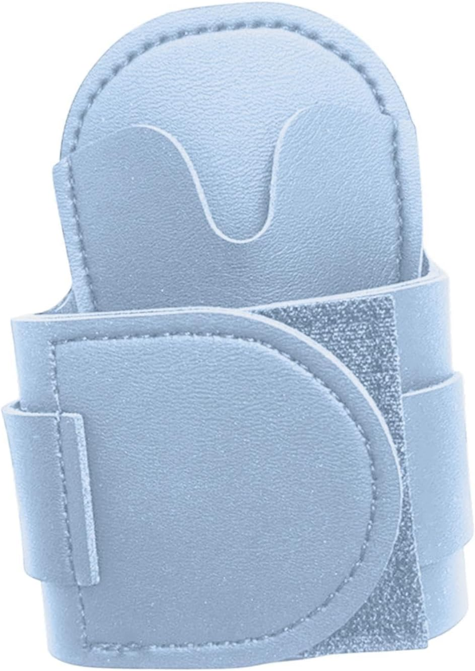 Oshhni Stethoscope Hip Holder Storage Nurses, Doctors Rack Waist Bag Accessories PU Leather Carrier Stethoscope Holder Clip, Light Blue