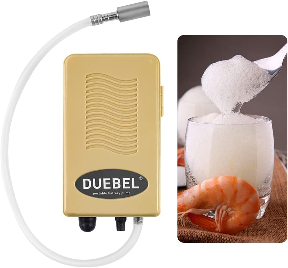 DUEBEL Molecular Gastronomy Foam Generator, Portable Foam Generating Kit (Powered by Dry Battery), Creative Chef Cooking Tool image number 6