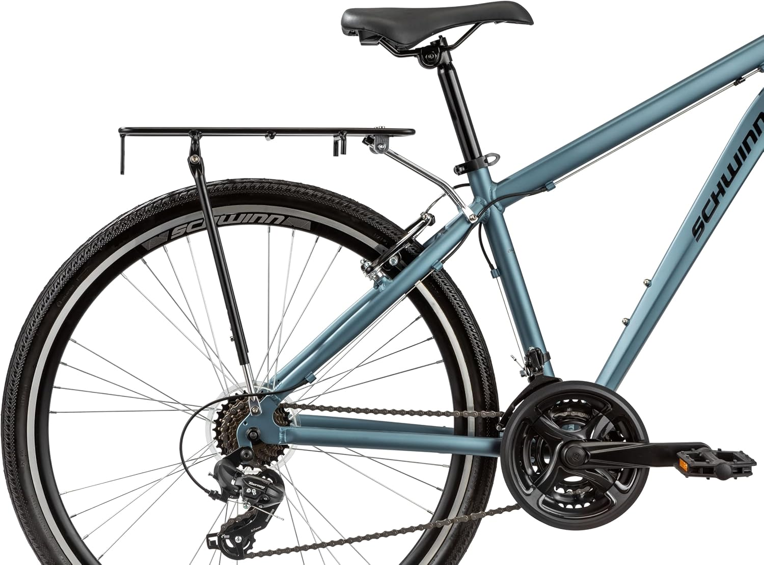 Schwinn Bike Rear Rack, Lightweight Compact Design, Can Hold up to 20 or 26 Lbs. Option, Fits Most Adult Bike Frames, Durable Construction, Additional Cargo Options, Bike and Cycling Accessories image number 3