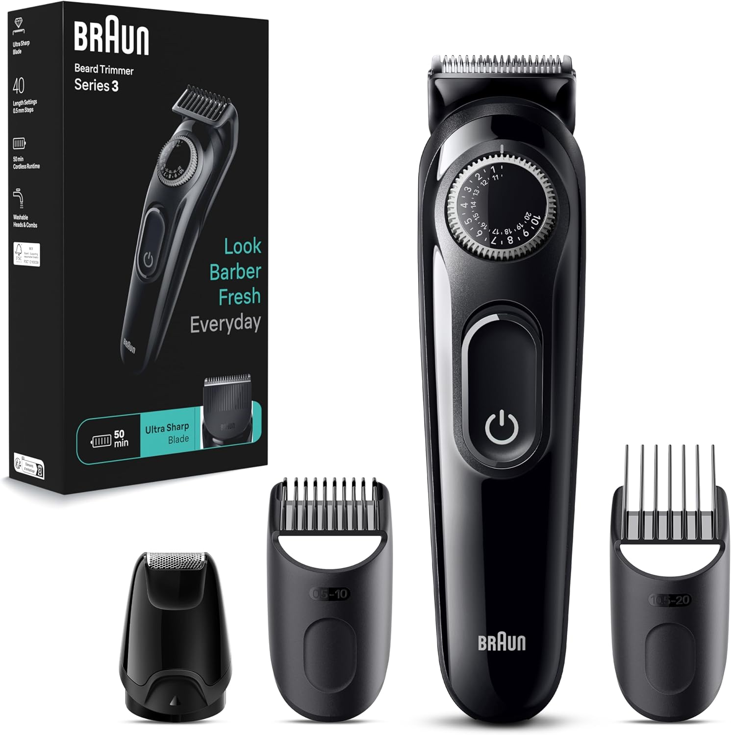 Braun BT3420 Series 3 Beard Trimmer image number 3