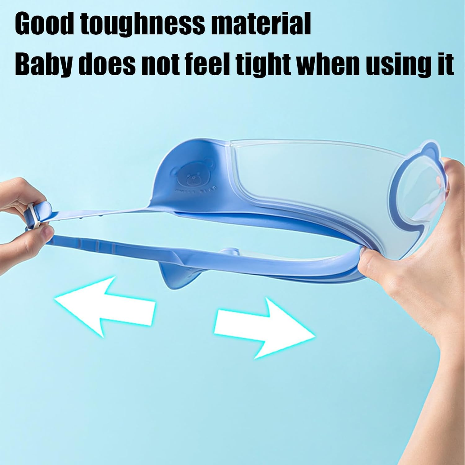 Mivpzisk Kids Hair Washing Shield | Waterproof Adjustable Kids Shower Cap,Bathing Accessories for Girls Boys Shampoo Hair Washing - Pink image number 5