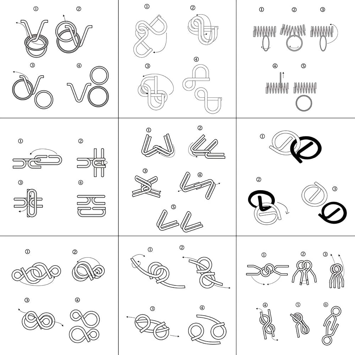 Christmas Advent Calendar 2024, 24 Days of Christmas Countdown Gift Box with 24Pcs Brain Teaser Toy, Metal Wire and Plastic Puzzles Advent Calendar for Boys, Girls, Teens, and Adults Challenge image number 5