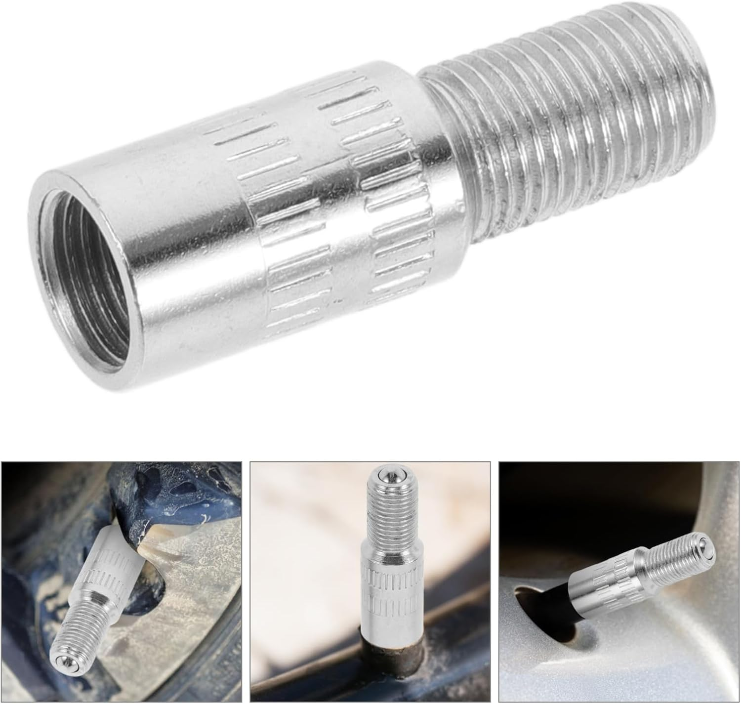 CHILDWEET Automotive Valve Stem Caps Car Mount Tyre Valve Extension Cap Robust Construction Easy Install Versatile for Cars Motorcycles image number 6