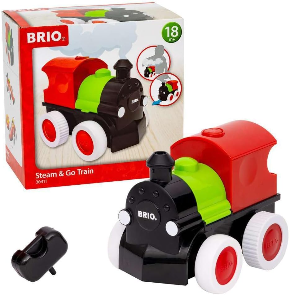 BRIO Push & Go Airplane Toddler Toys for Ages 12 Months up (Kids 1 Year Old) - Blue Aeroplane image number 2