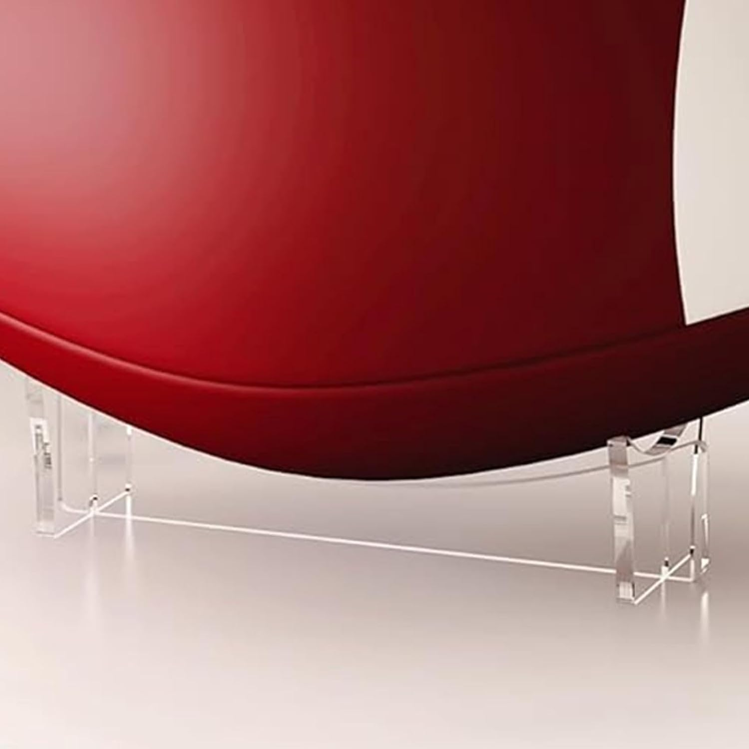 Acrylic Display Stand for Ball - Transparent Acrylic Stand Desktop Football Rack | Autographed Souvenir Collection Sport Ball Table Holder Multi-Functional for Soccer, Basketball image number 1