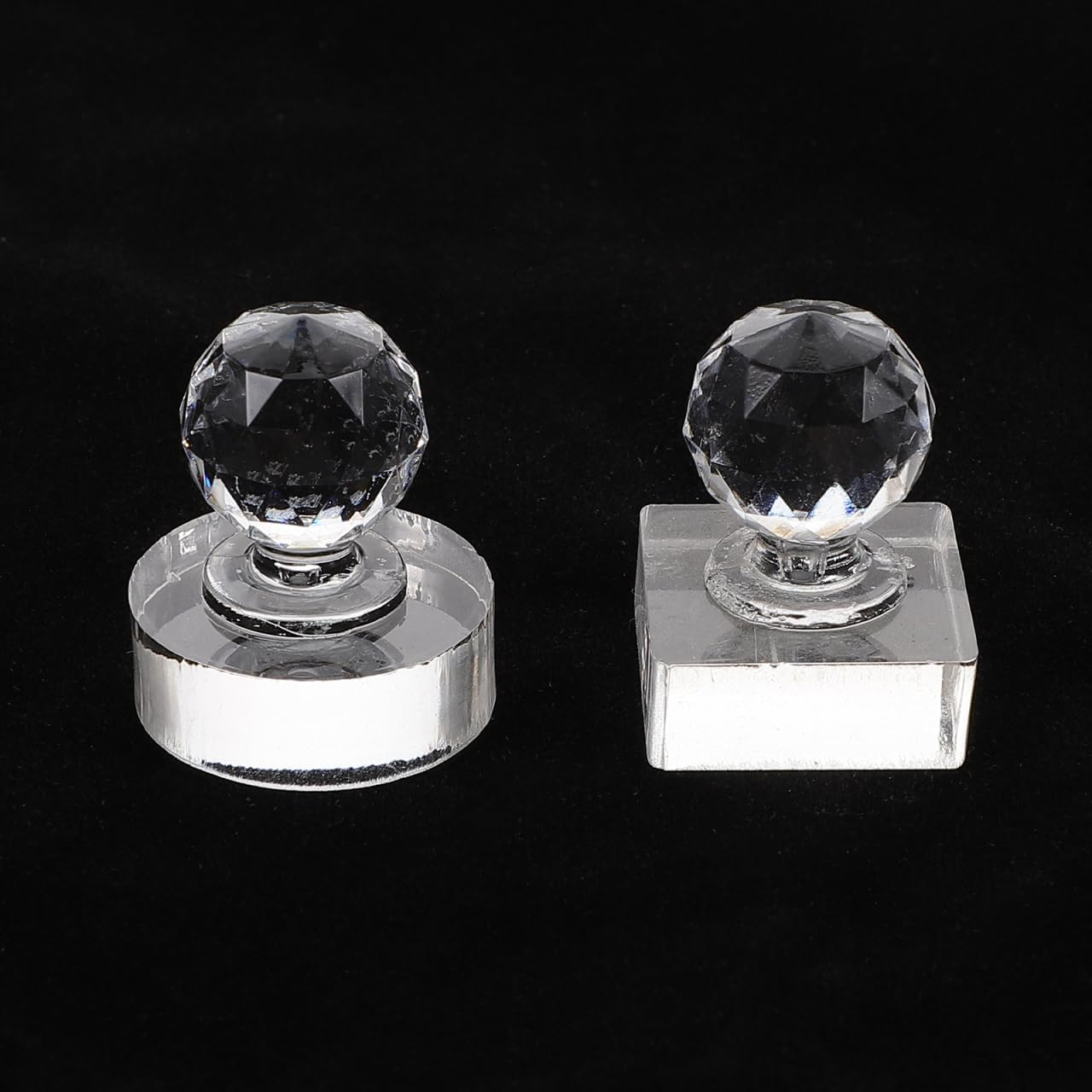 FOMIYES Eyeshadow Pressing Tool Set 2Pcs Square round Molds Repair Makeup Tool for Eyeshadow image number 6