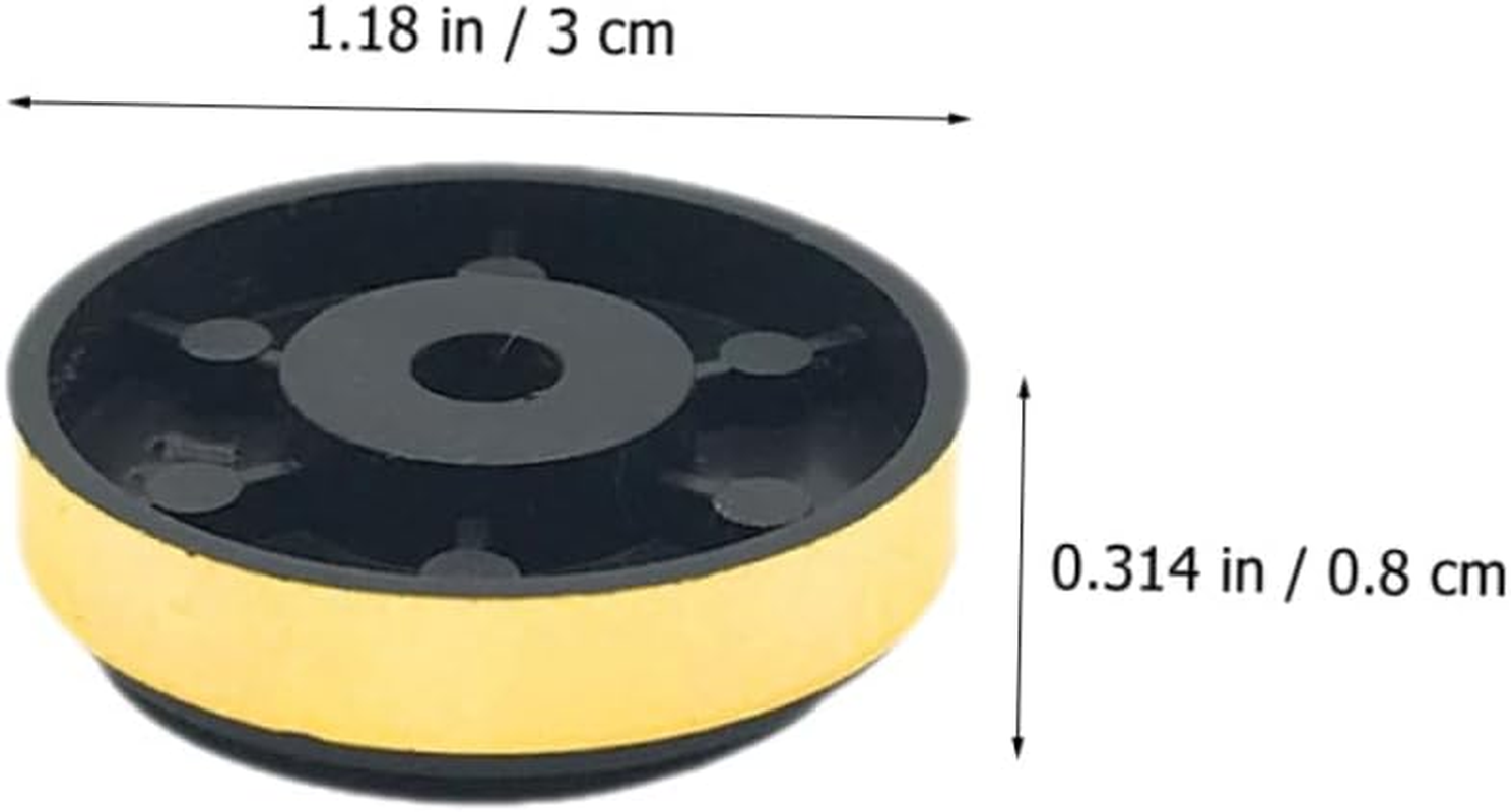 YOSADIER 12Pcs Speaker Isolation Pads and Vibration Damper Feet for Subwoofer and Turntable, 30X8Mm Foam Shock Absorbing Stands in Gold, Silver, Black &ndash; Home Audio Accessories for Hifi Audio Systems image number 1