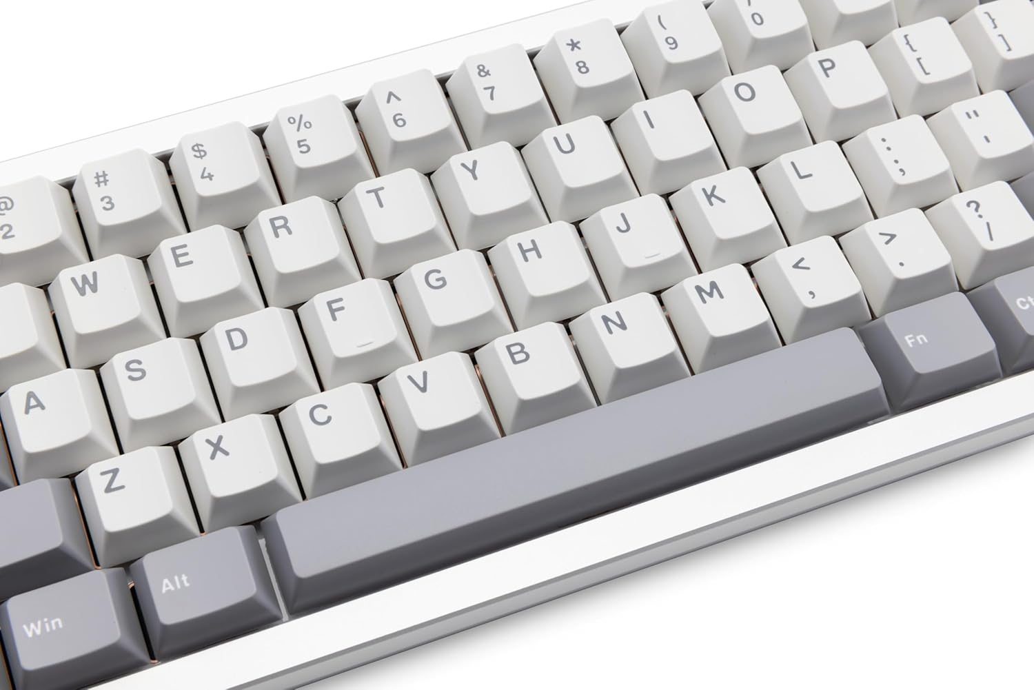 WOBKEY Zen 65 65% Quick Release Wireless Mechanical Keyboard with RGB, CNC Aluminum Case, Hot-Swappable, via Support, BT/2.4G/USB-C Gaming Keyboard for Mac/Windows (Ultra Silver) image number 5