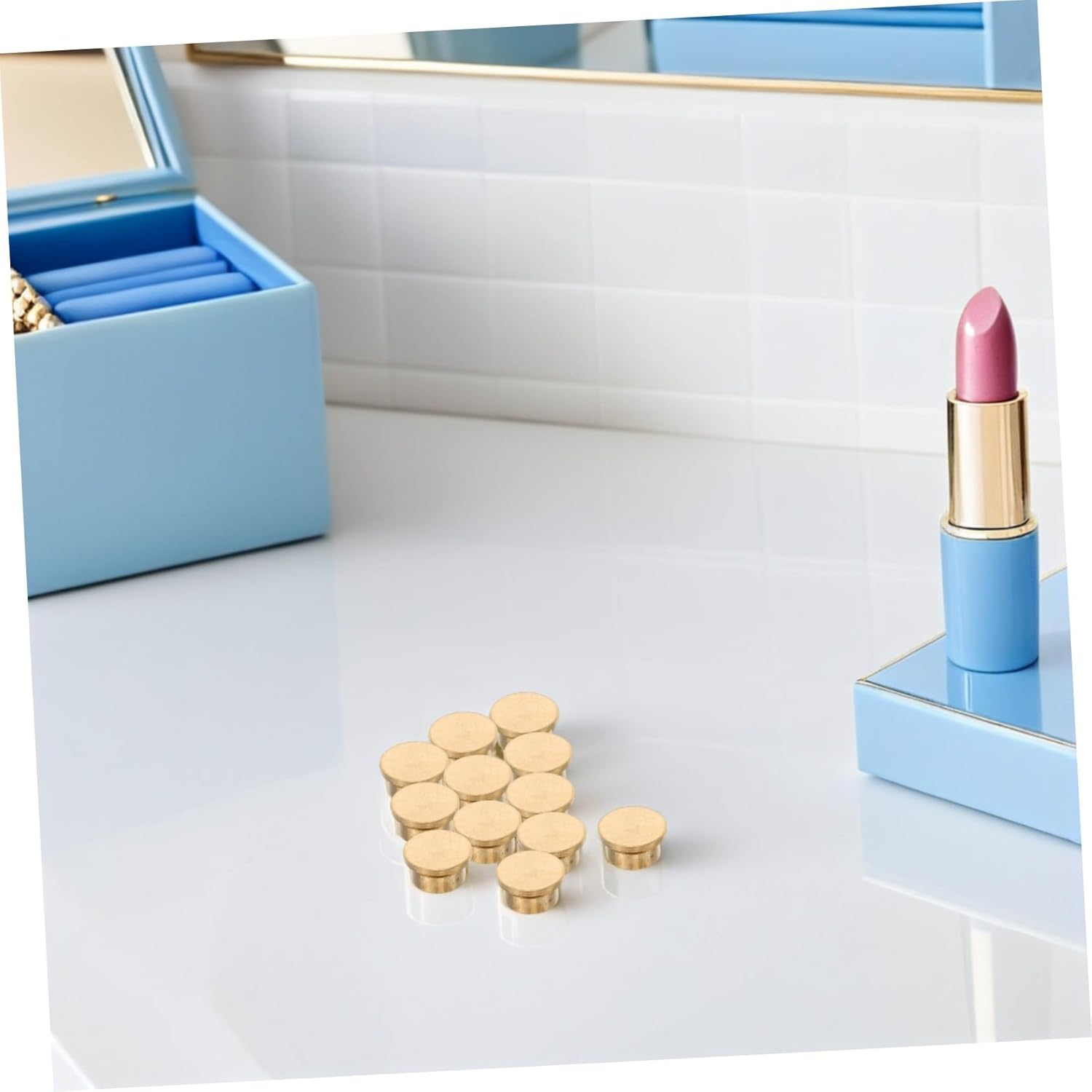 Baluue 20Pcs Universal Metal Nail Spinner Shaft 4X5X2.5Mm High-Speed Rotating Bearing for 3D Nail Decor and Manicure Crafting Accessories image number 5