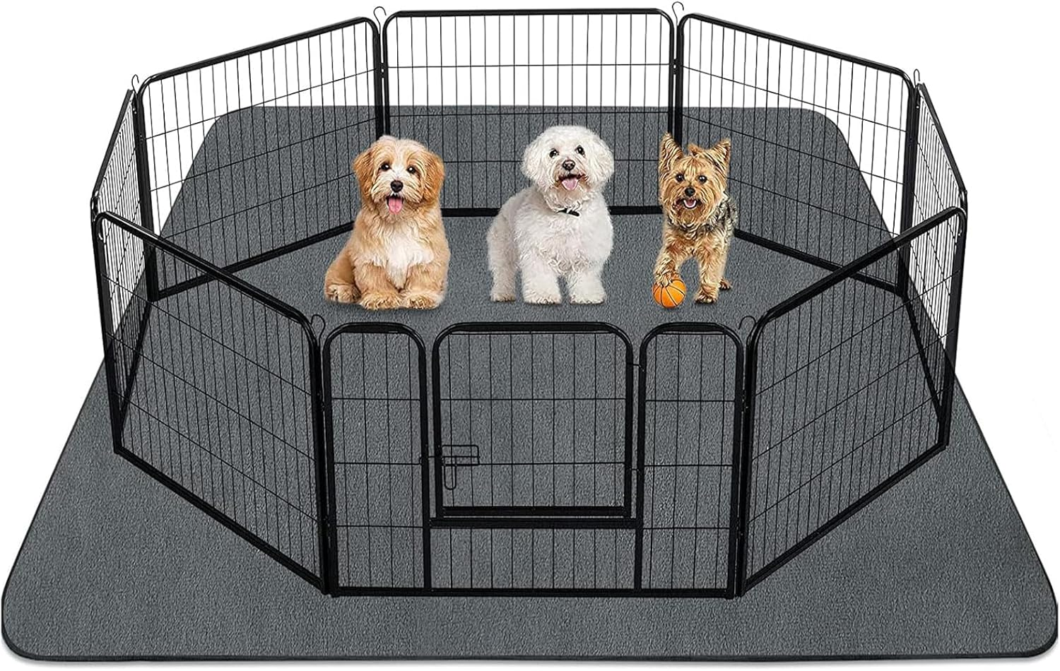 Washable & Non-Slip Dog Pee Pads | Super Absorbent Puppy Training Pads for Housebreaking, Crate & Playpen | Reusable Whelping Pads for Incontinence image number 2