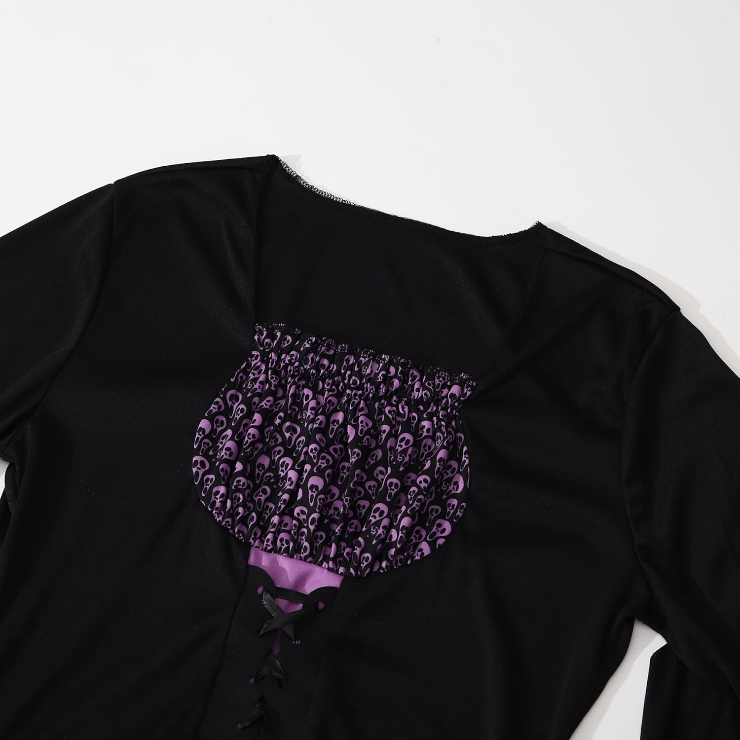 Witch Costume Outfit for Women Halloween Adult Witch Dress with Witch Hat image number 3