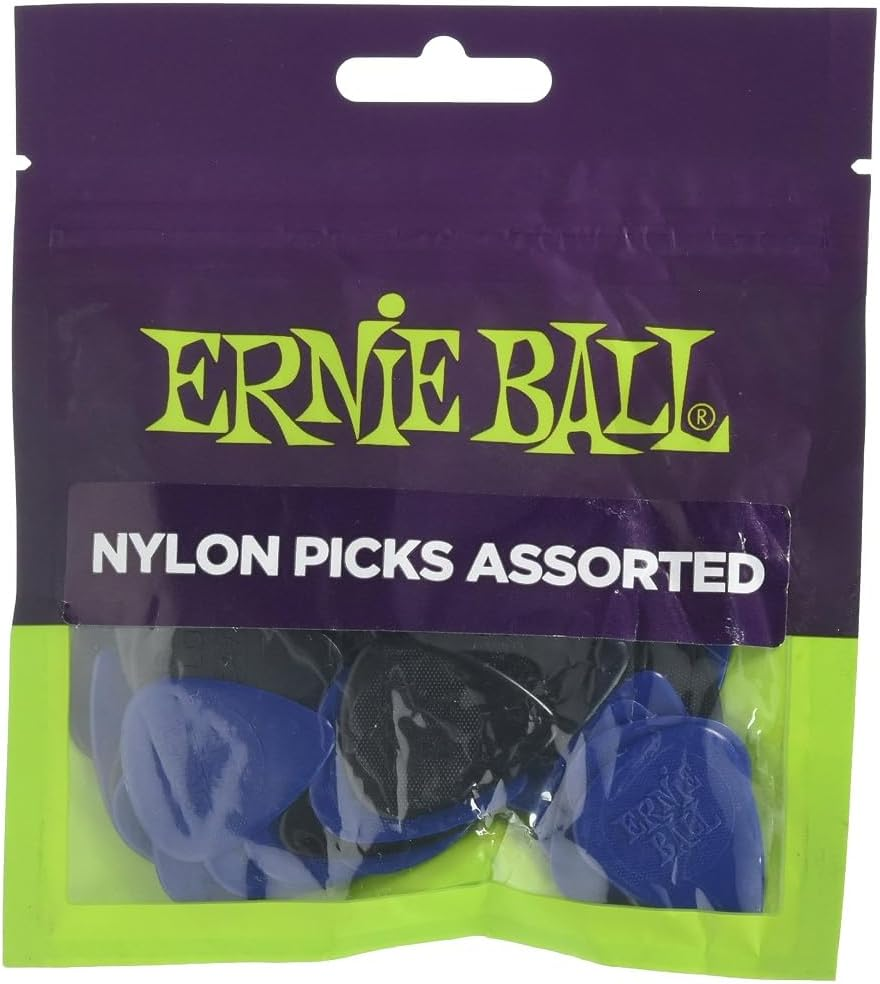 Ernie Ball Heavy Injection Molded Nylon Picks 0.97Mm Bag of 50