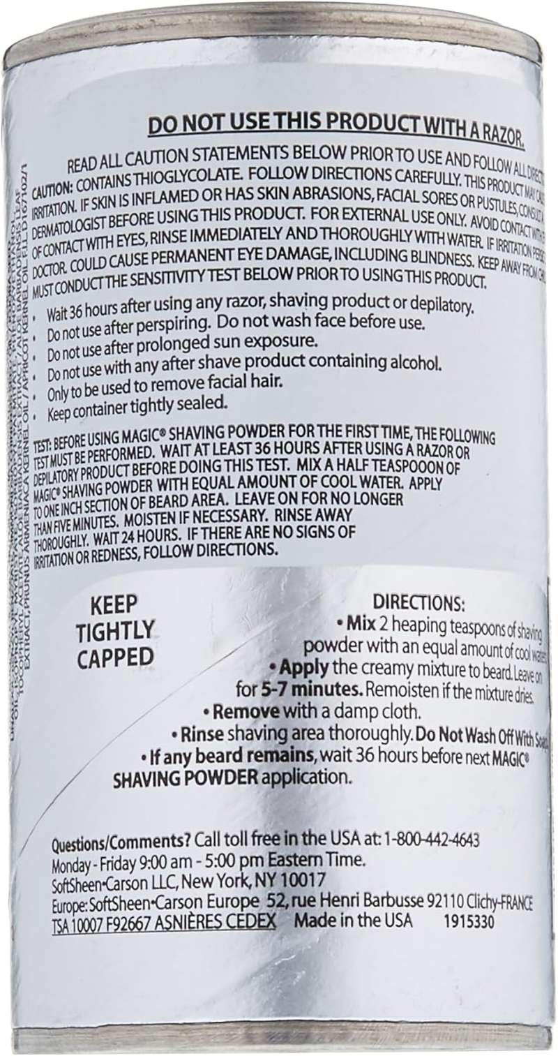 Magic Platinum Shaving Powder 4.5Oz. Skin Conditioning (2 Pack)