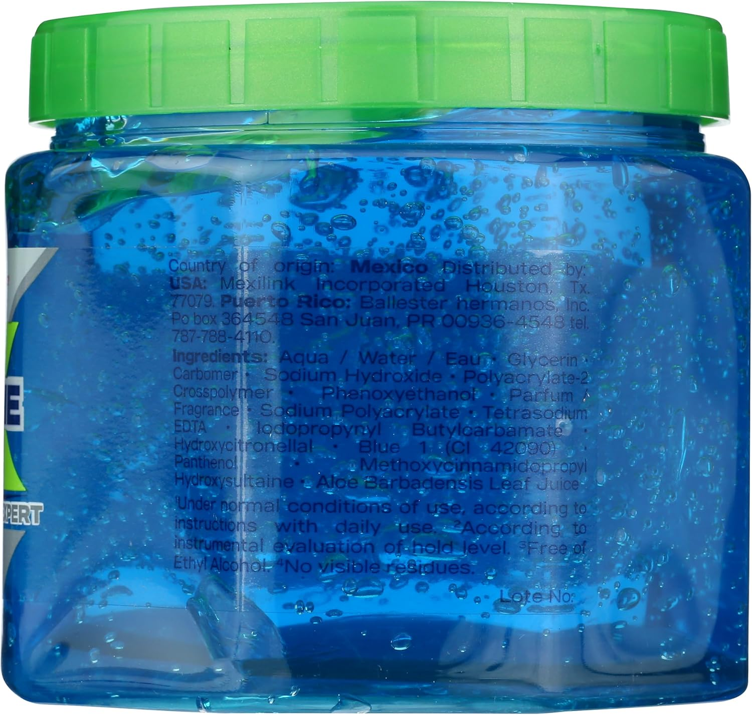 Xtreme Professional Wet Line Styling Gel Extra Hold Blue, 35.26 Oz image number 3