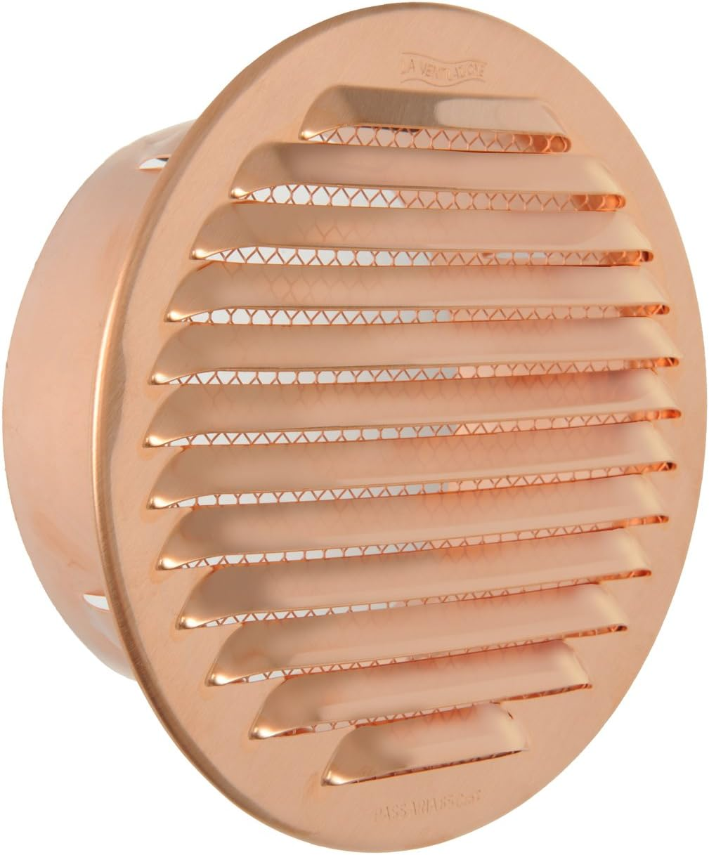The Gtr125R-Y Ventilation Grill round Recessed, Copper, 150 Mm image number 6