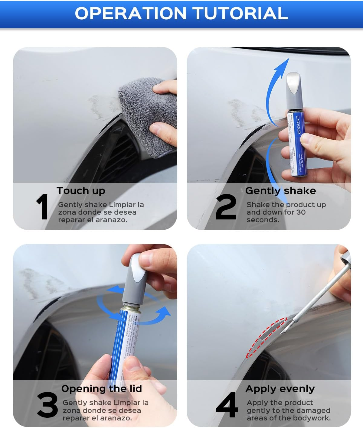 Touch up Paint for BMW, Black Sapphire(475) Exact Match Touch up Paint Car Scratch Repair (Black Sapphire Metallic for 3/5 Series/X2/2018 X3/X4/2018 X5) image number 1