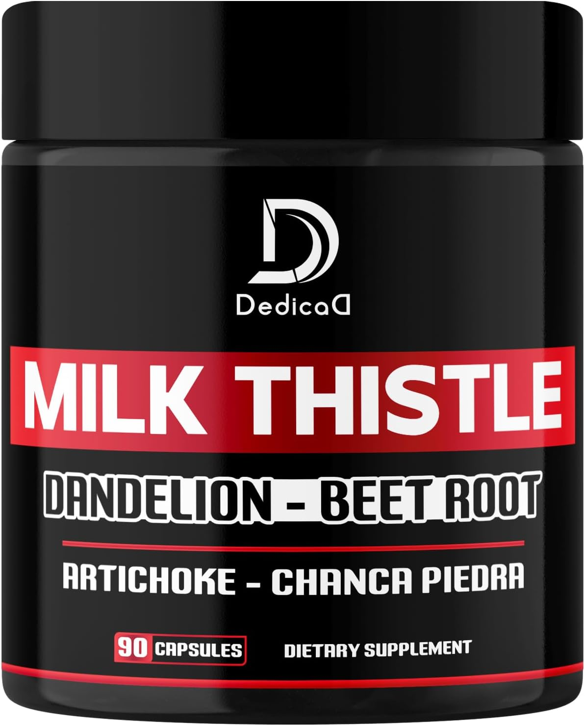 7000Mg Milk Thistle Capsules - 5In1 with Dandelion, Beet Root, Artichoke & Chanca Piedra - 90 Capsules for 45 Servings