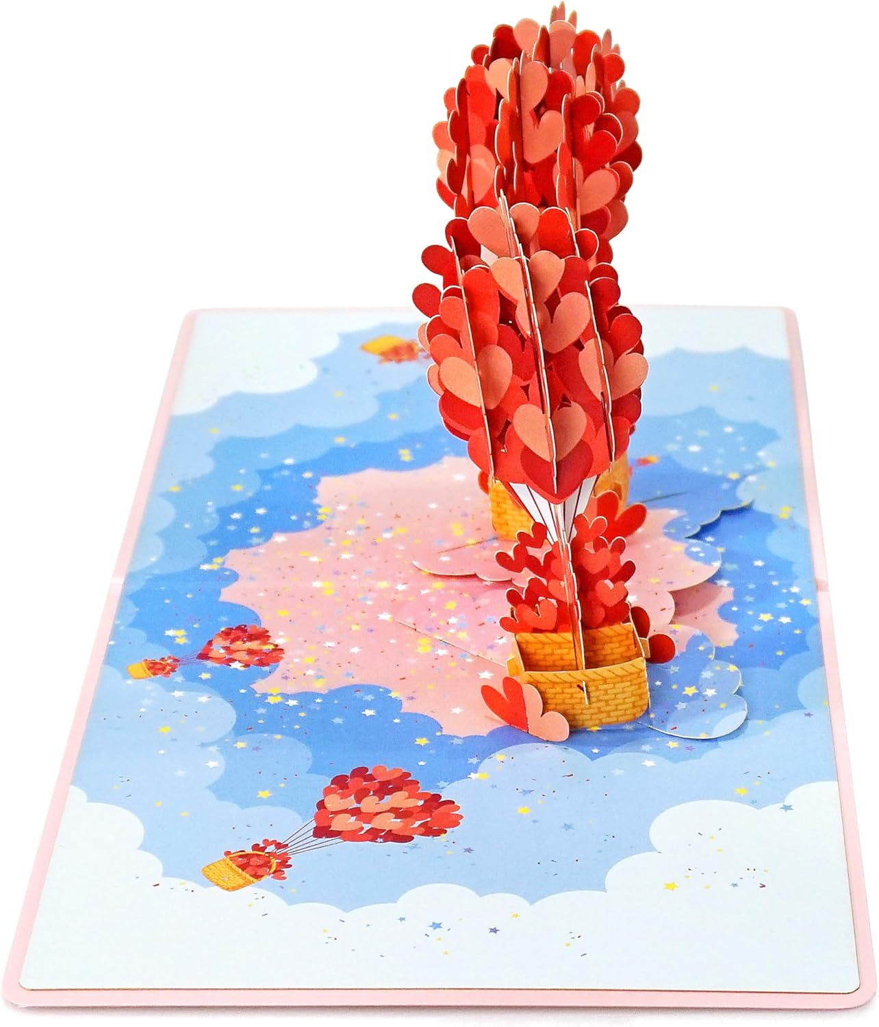 CUTPOPUP Corgi Couple Valentines Day Card Pop Up, Anniversary Card, 3D Popup Greeting Love Card (Corgi Couple Airballoon) LO167AU1515 image number 3