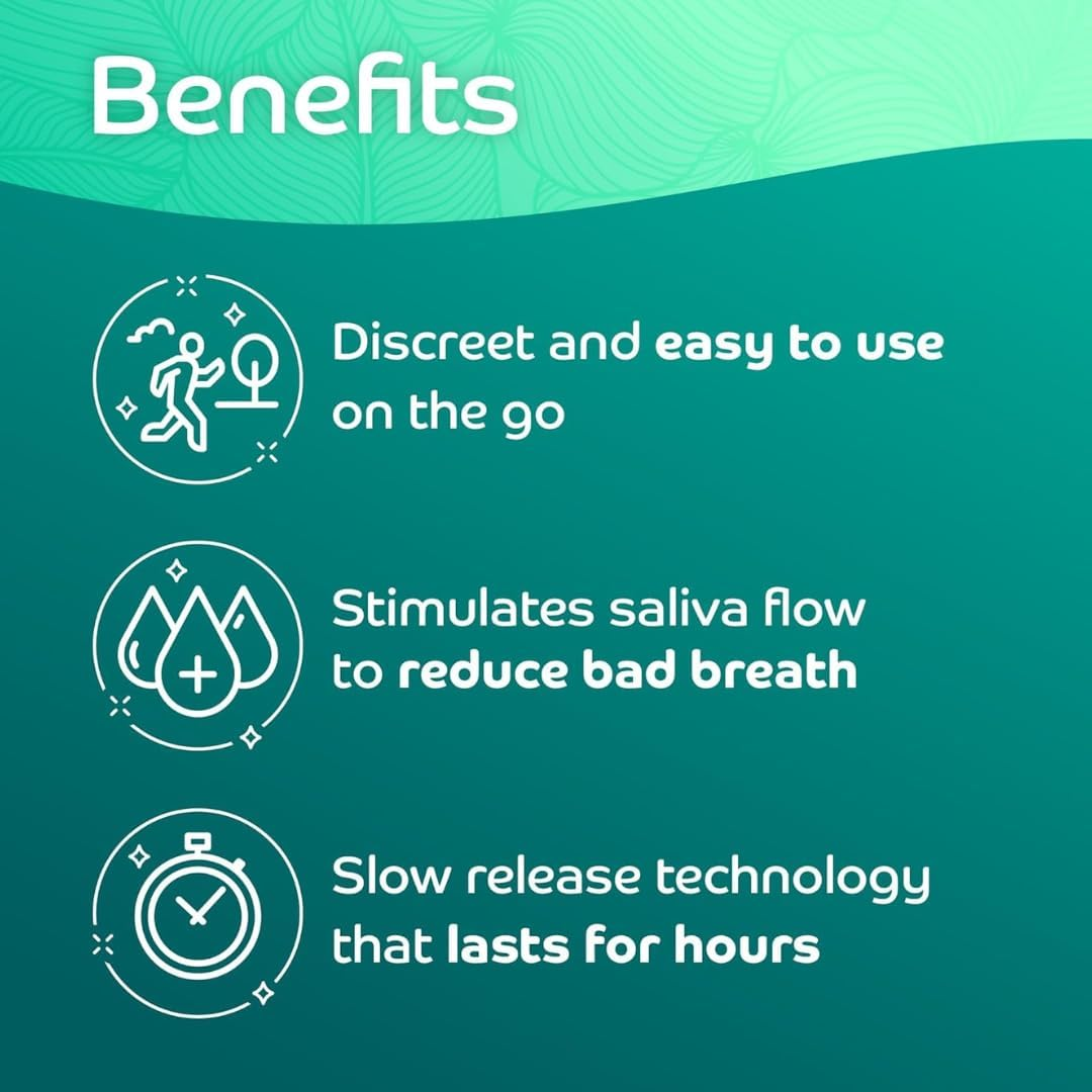 Freshmelts by Oracoat &ndash; Arctic Mint Breath Fresheners, 40 Pack &ndash; Sugar-Free, Vegan, Long-Lasting Mint Flavour for Bad Breath &ndash; Stick-On Oral Discs, Travel & Everyday Freshness image number 4