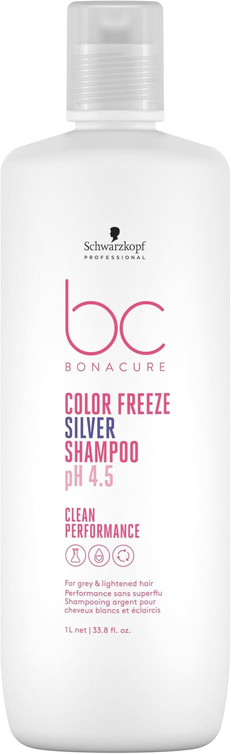 Schwarzkopf BC Bonacure Color Freeze Ph 4.5 Silver Shampoo 1L image number 3